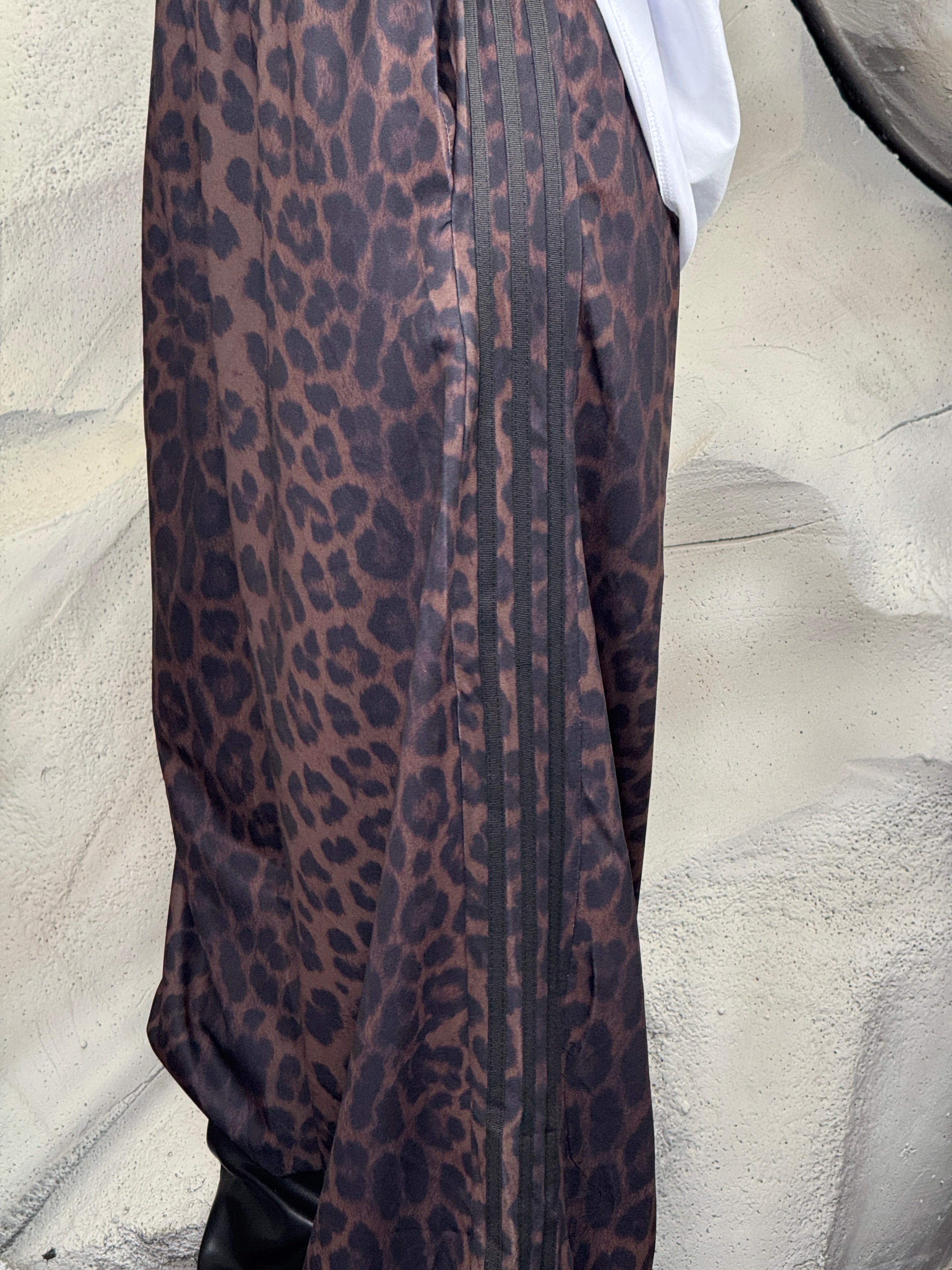 Pantalone sporty leopard