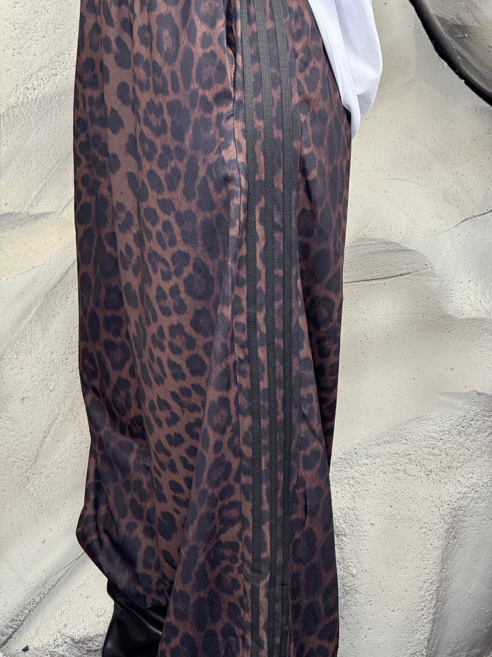 Pantalone sporty leopard