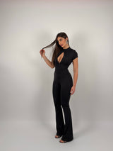 Tuta lunga in lycra con ganci