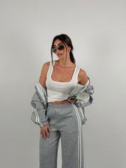 Maglia giromanica semivelata