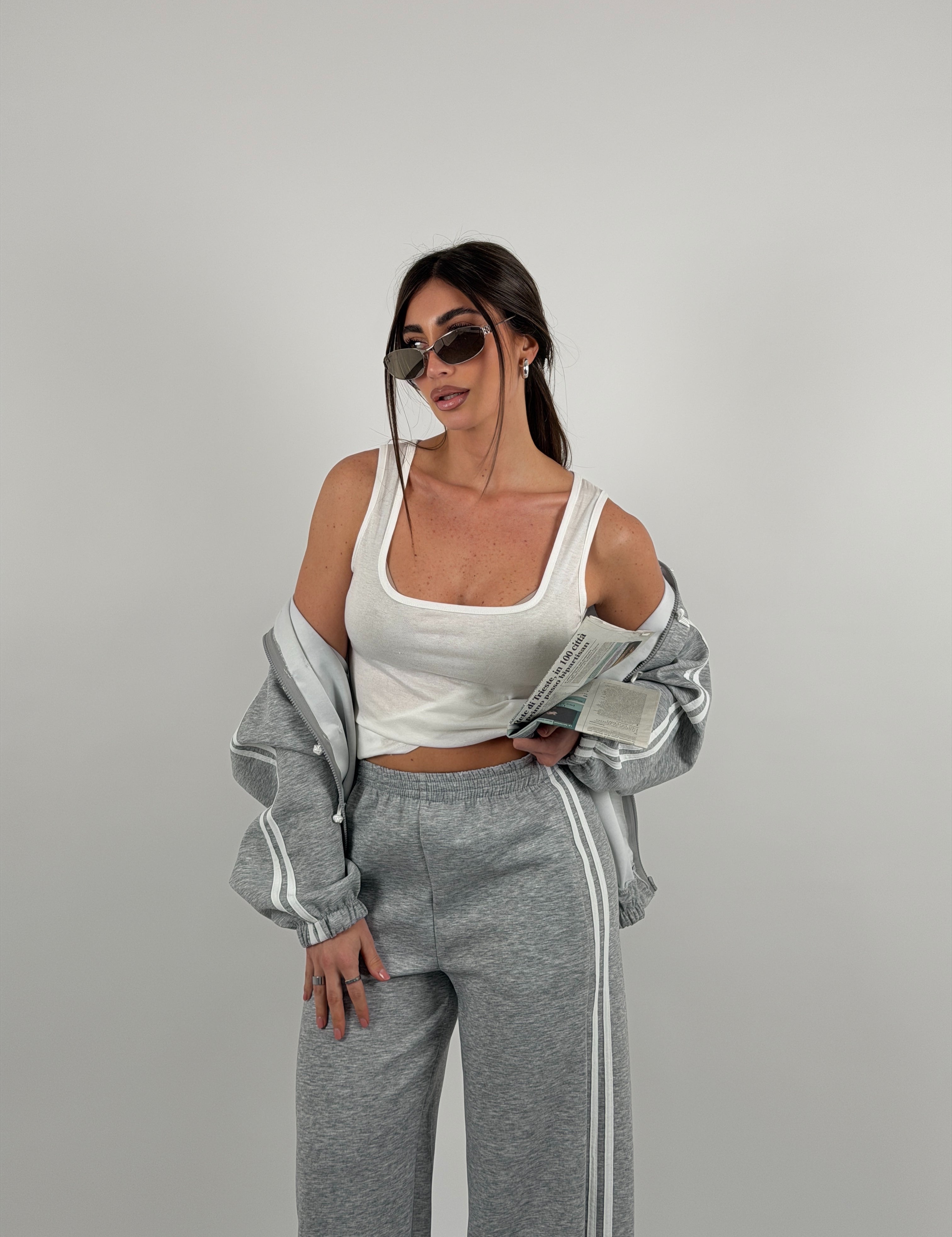 Maglia giromanica semivelata