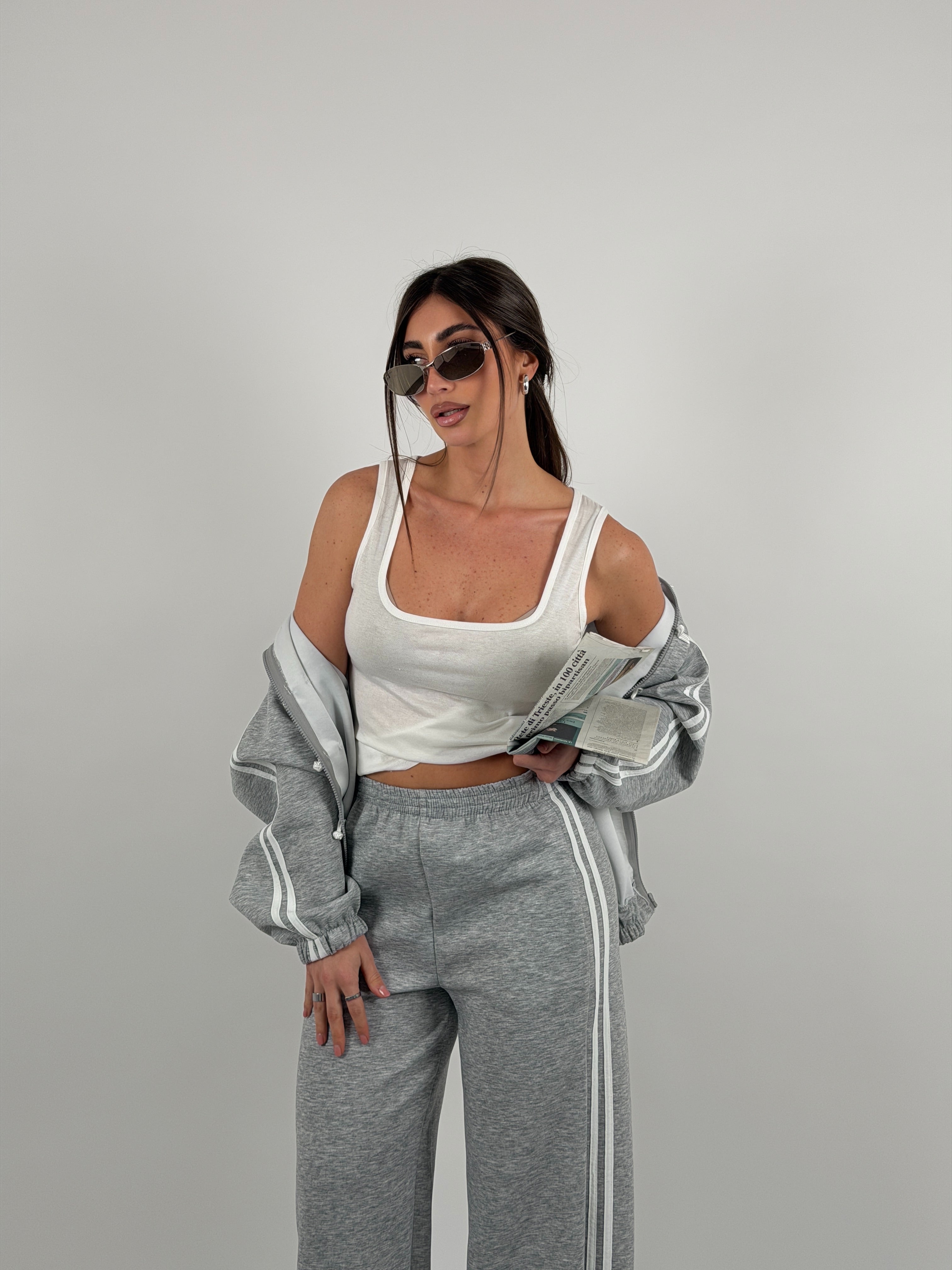 Maglia giromanica semivelata