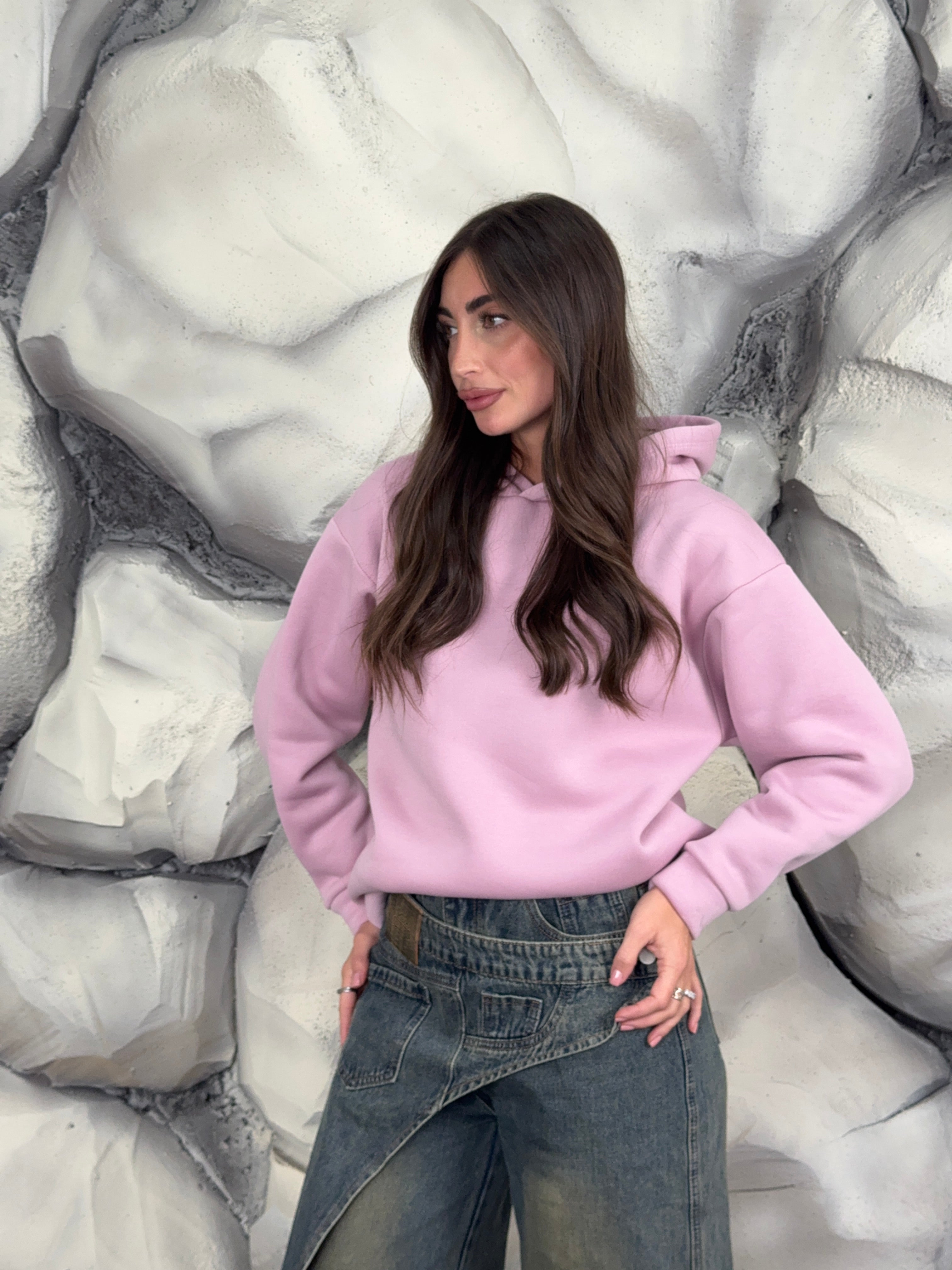 Felpa Candy cappuccio