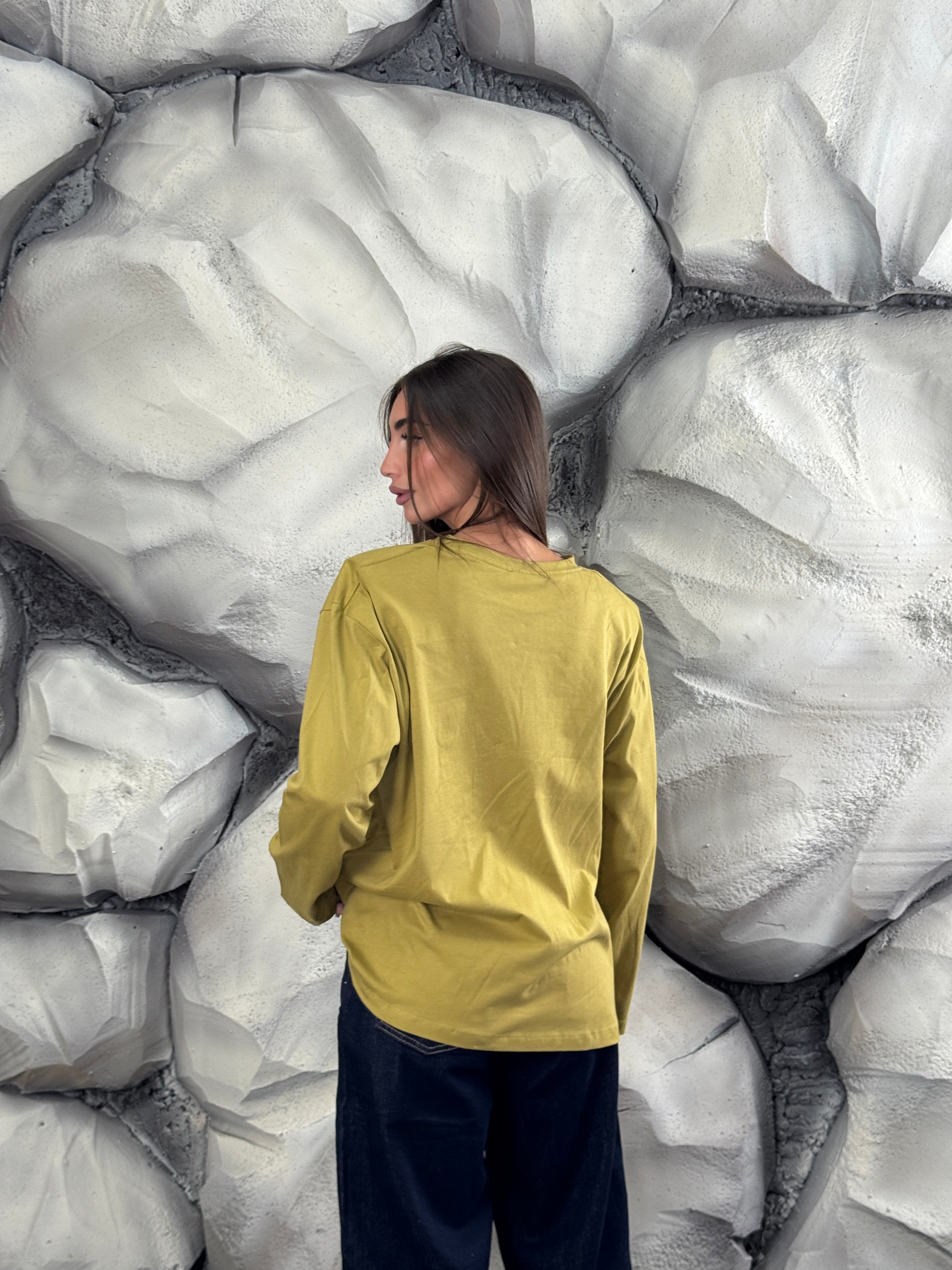 Maglia Spalline manica lunga