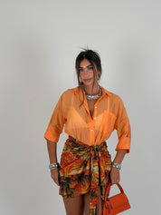Camicia semivelata salva outfit