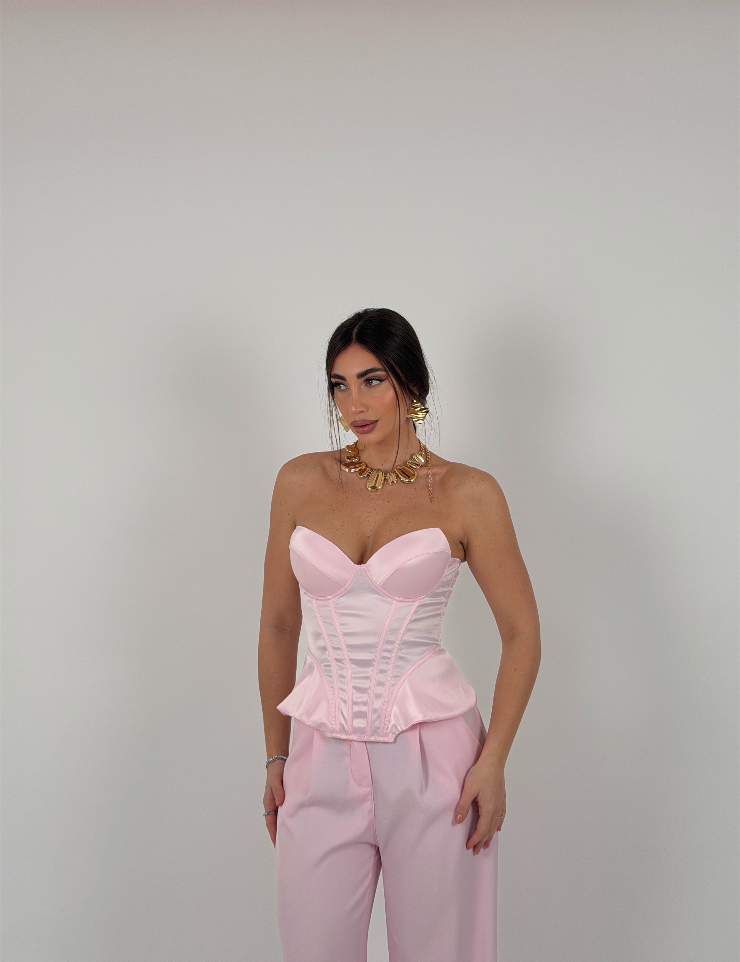 corpetto con coppe preformate