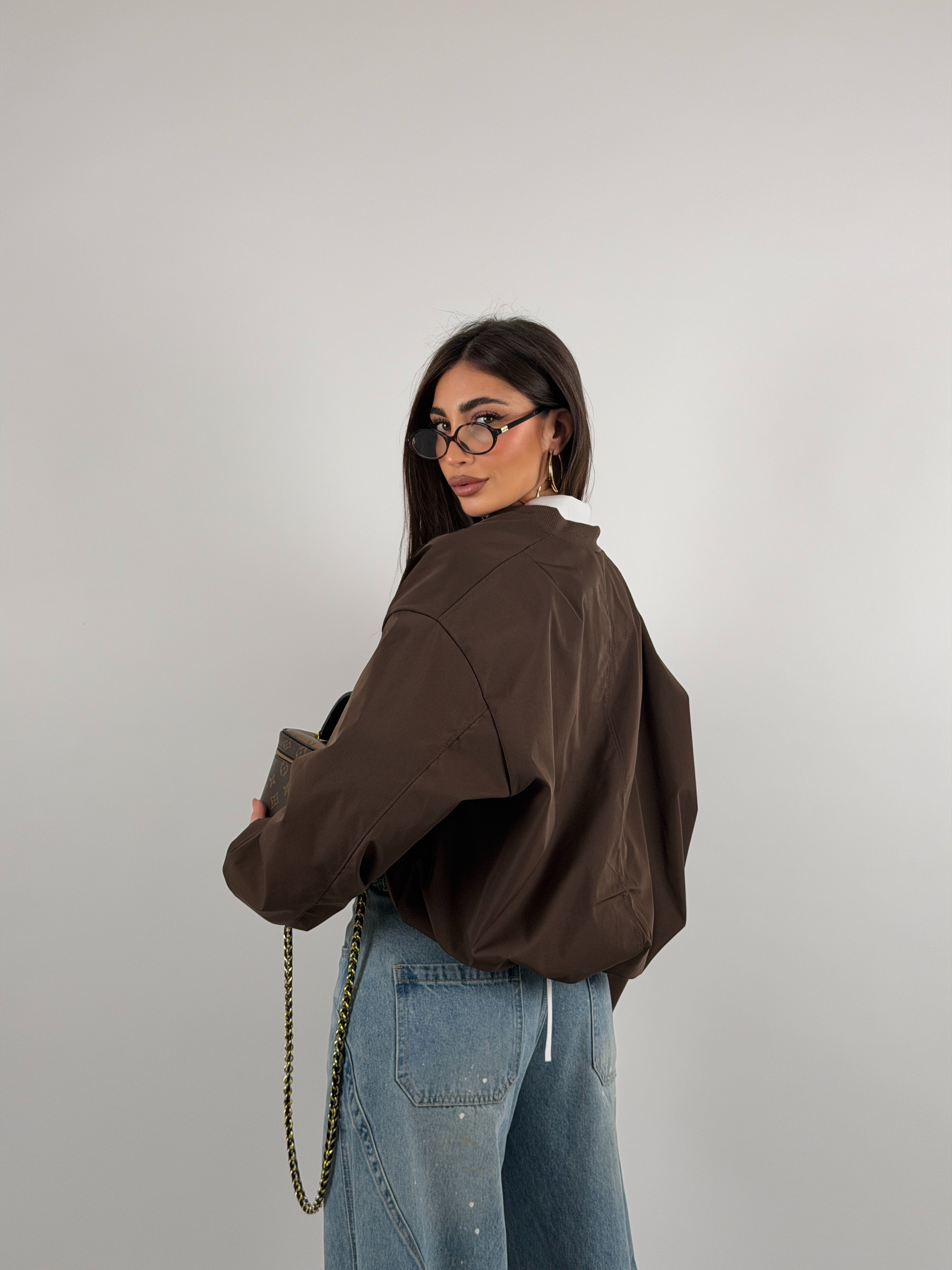 Bomber forderato con fit over