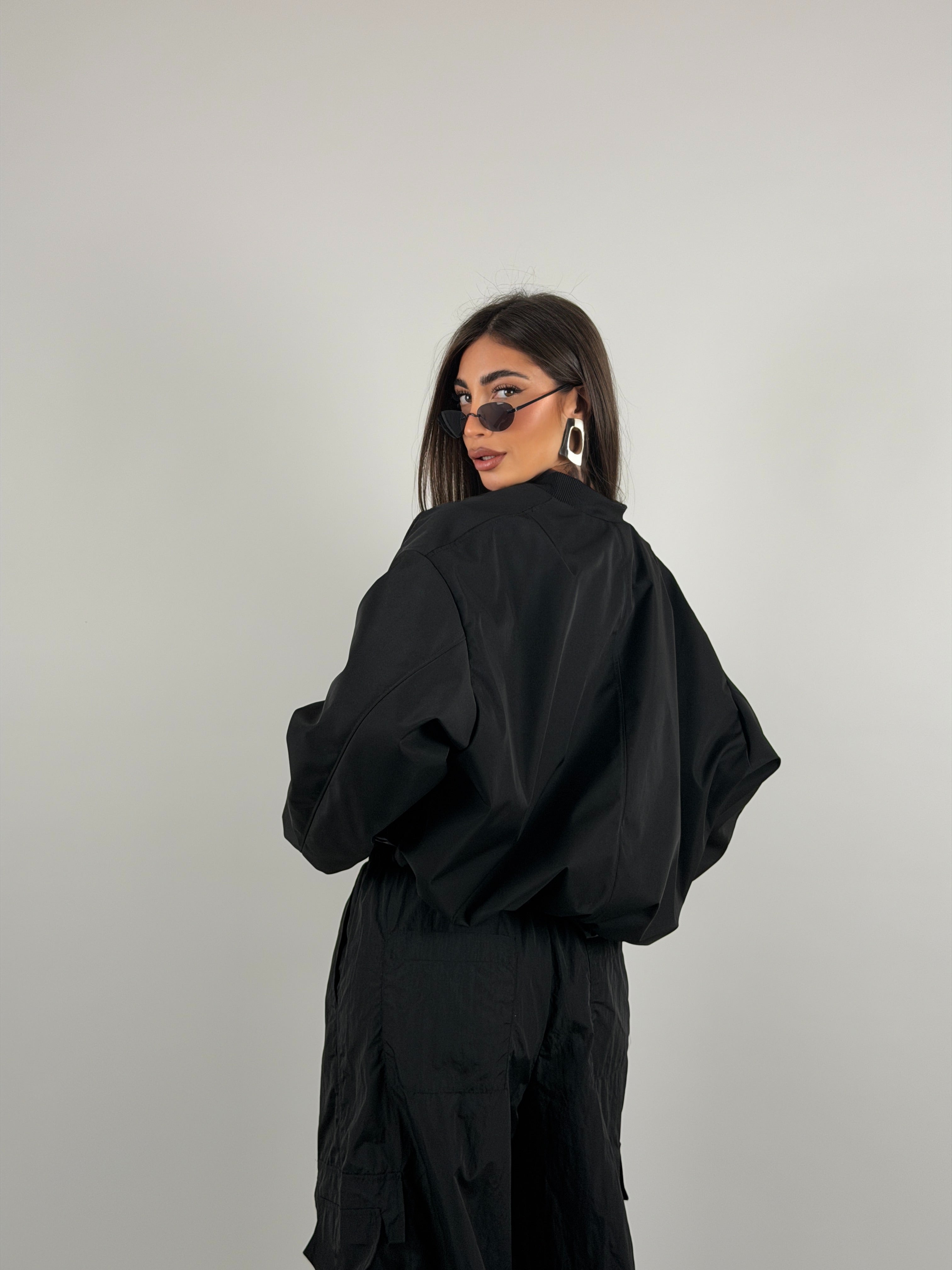 Bomber forderato con fit over