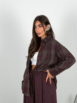 Camicia a quadri over size