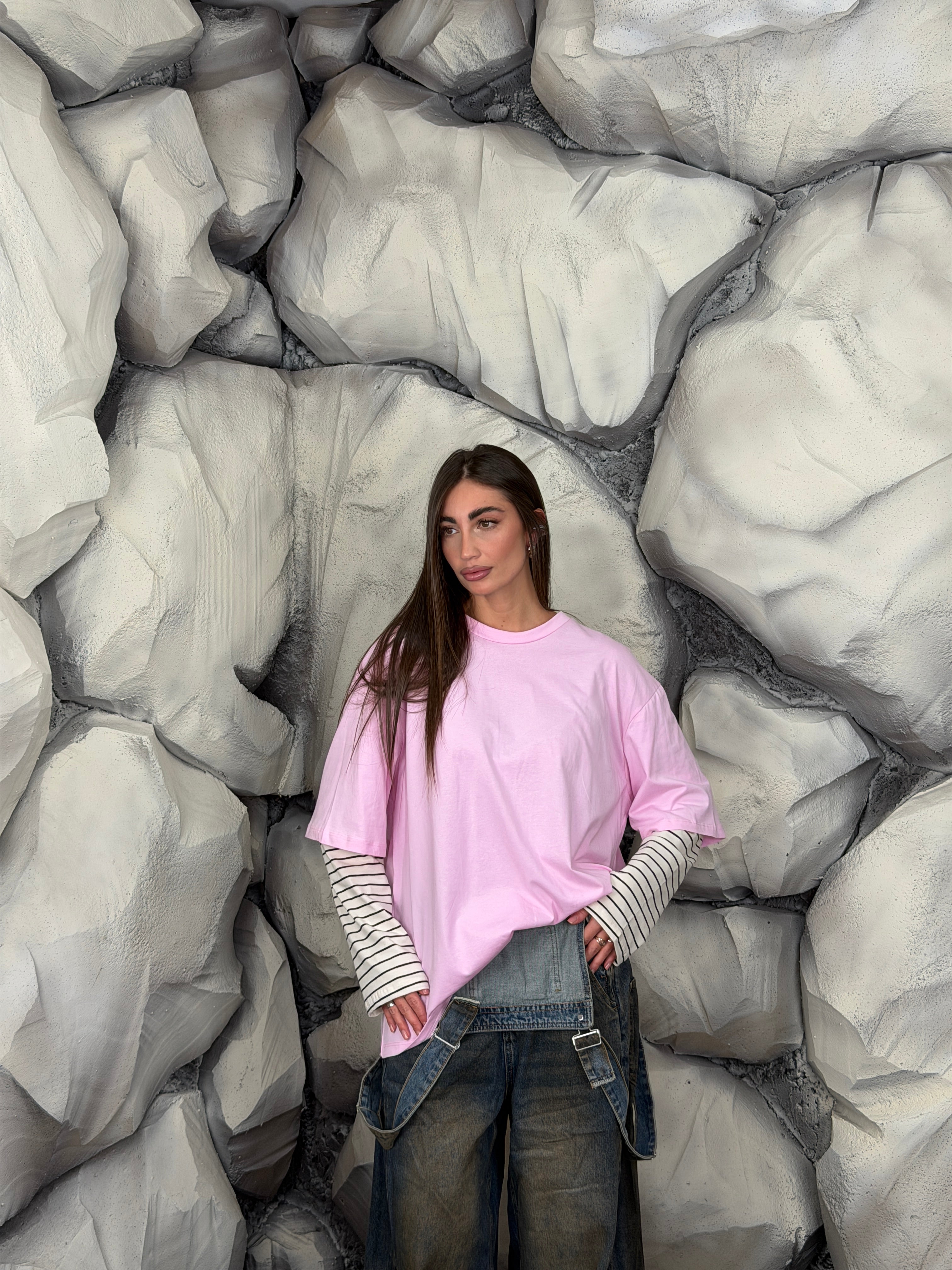 Longsleeve maniche a righe