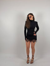 Vestito con merletto