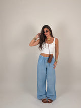 Pantalone 100% lino