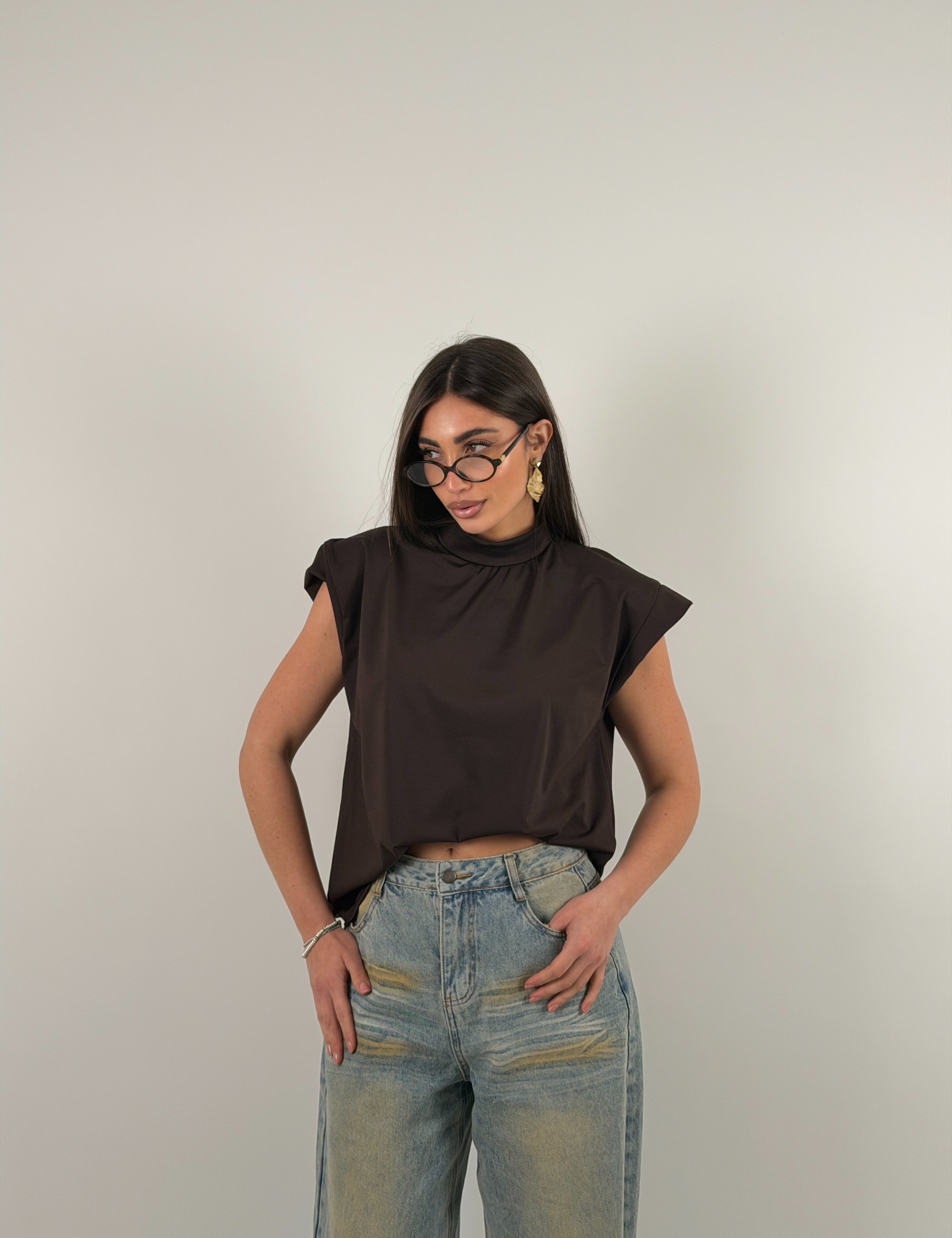 Maglia Spalline in lycra fit over