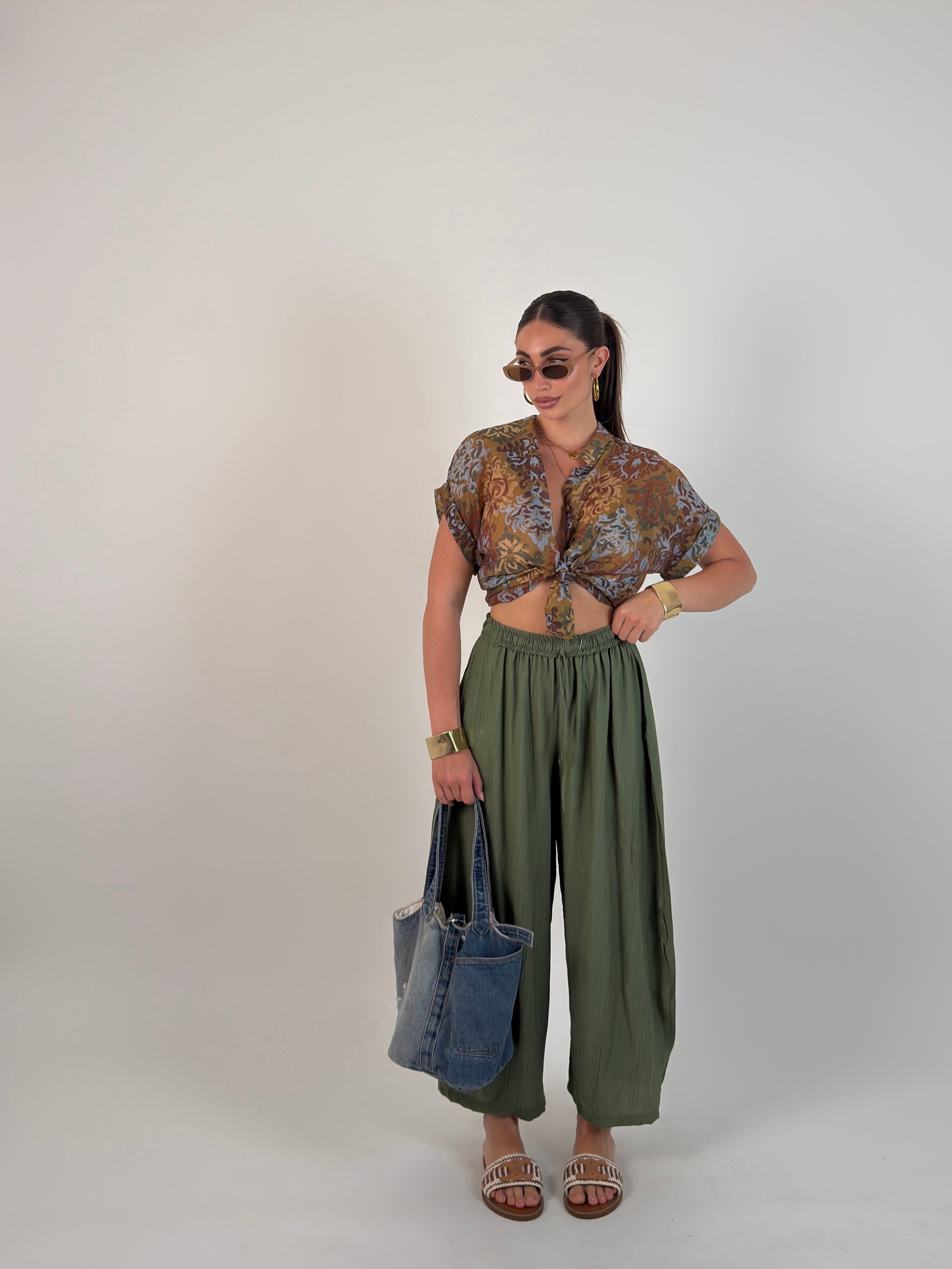 Pantalone plissi