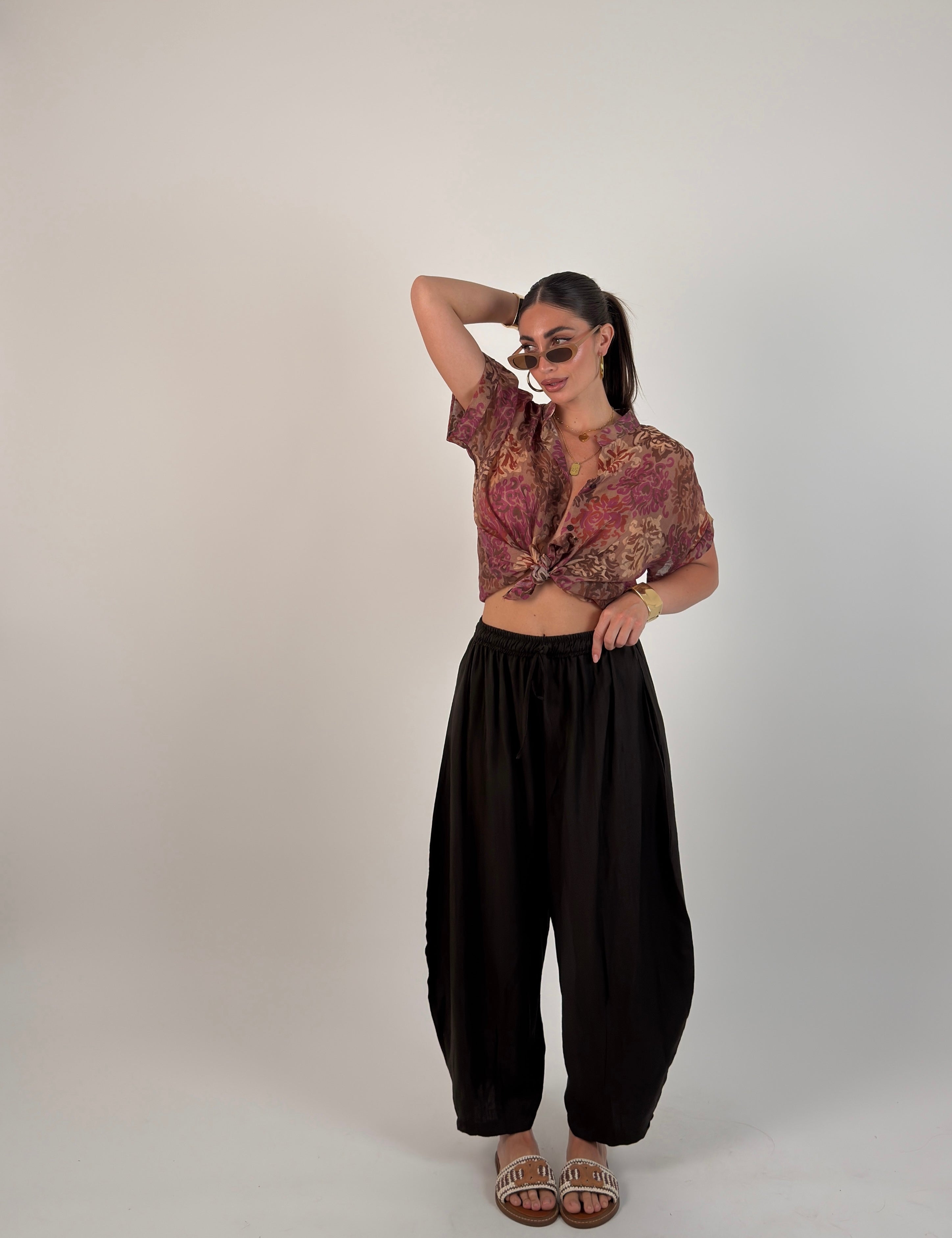 Pantalone plissi