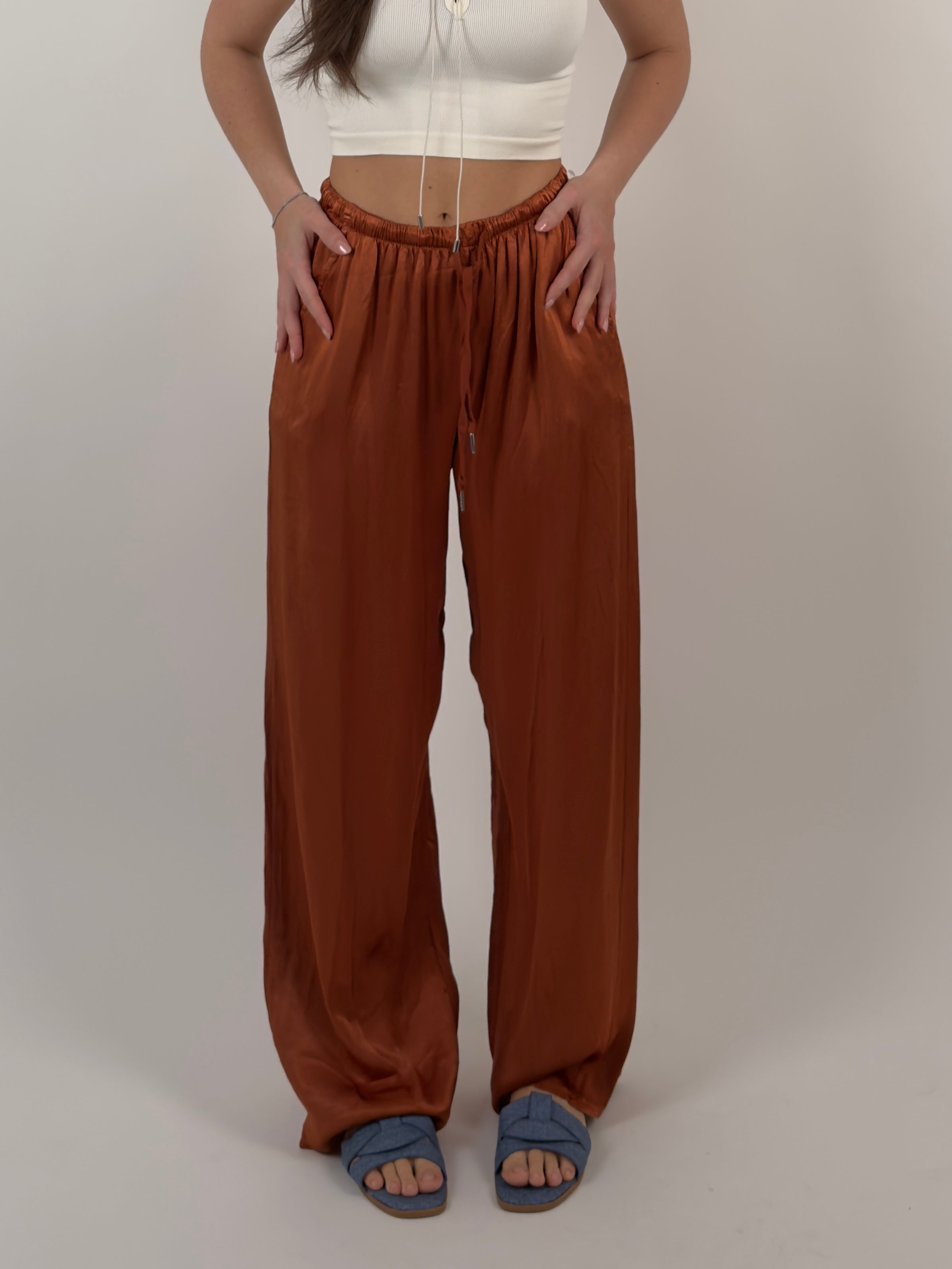Pantalone effetto satinato Universal