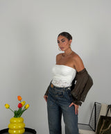 Top a fascia in merletto