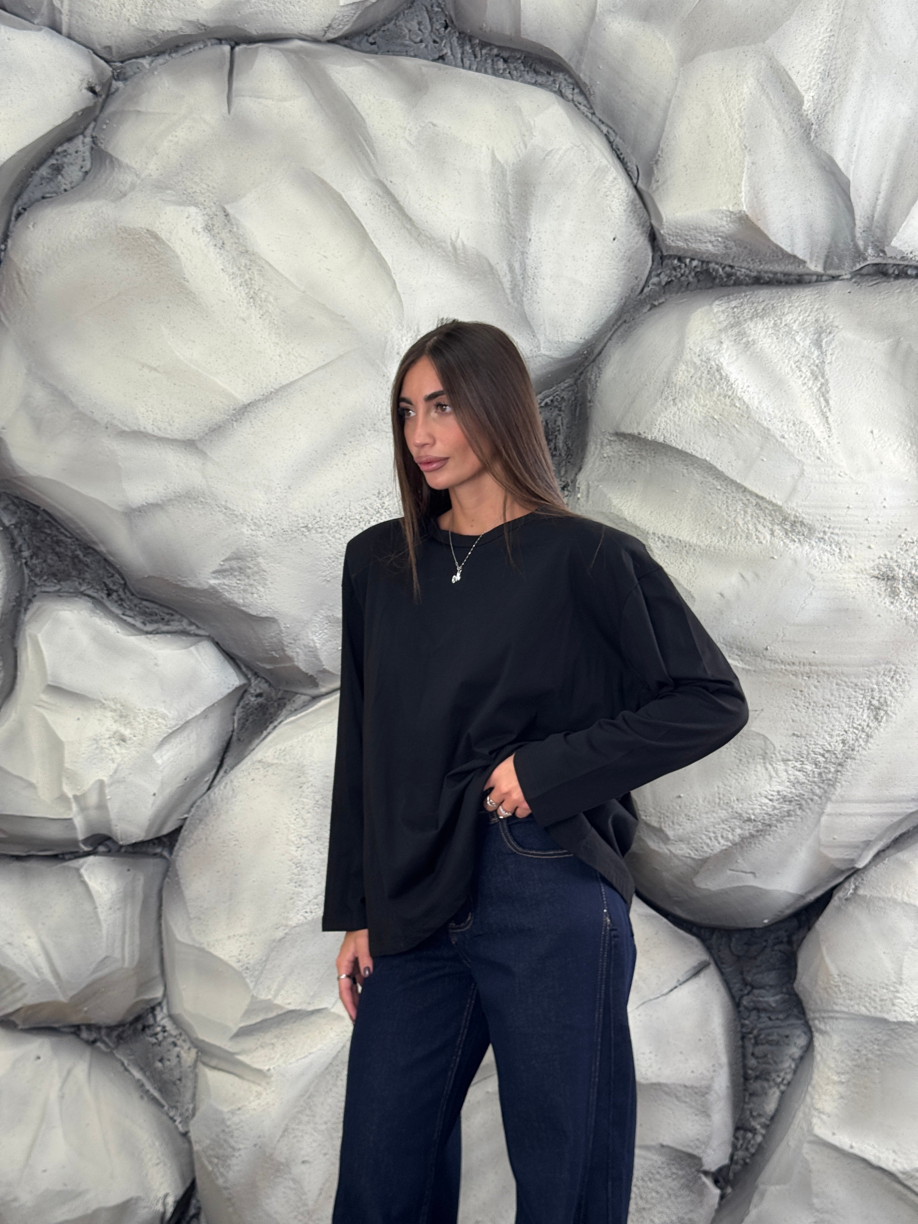 Maglia Spalline manica lunga