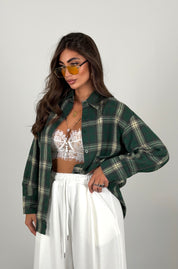 Camicia a quadri over size