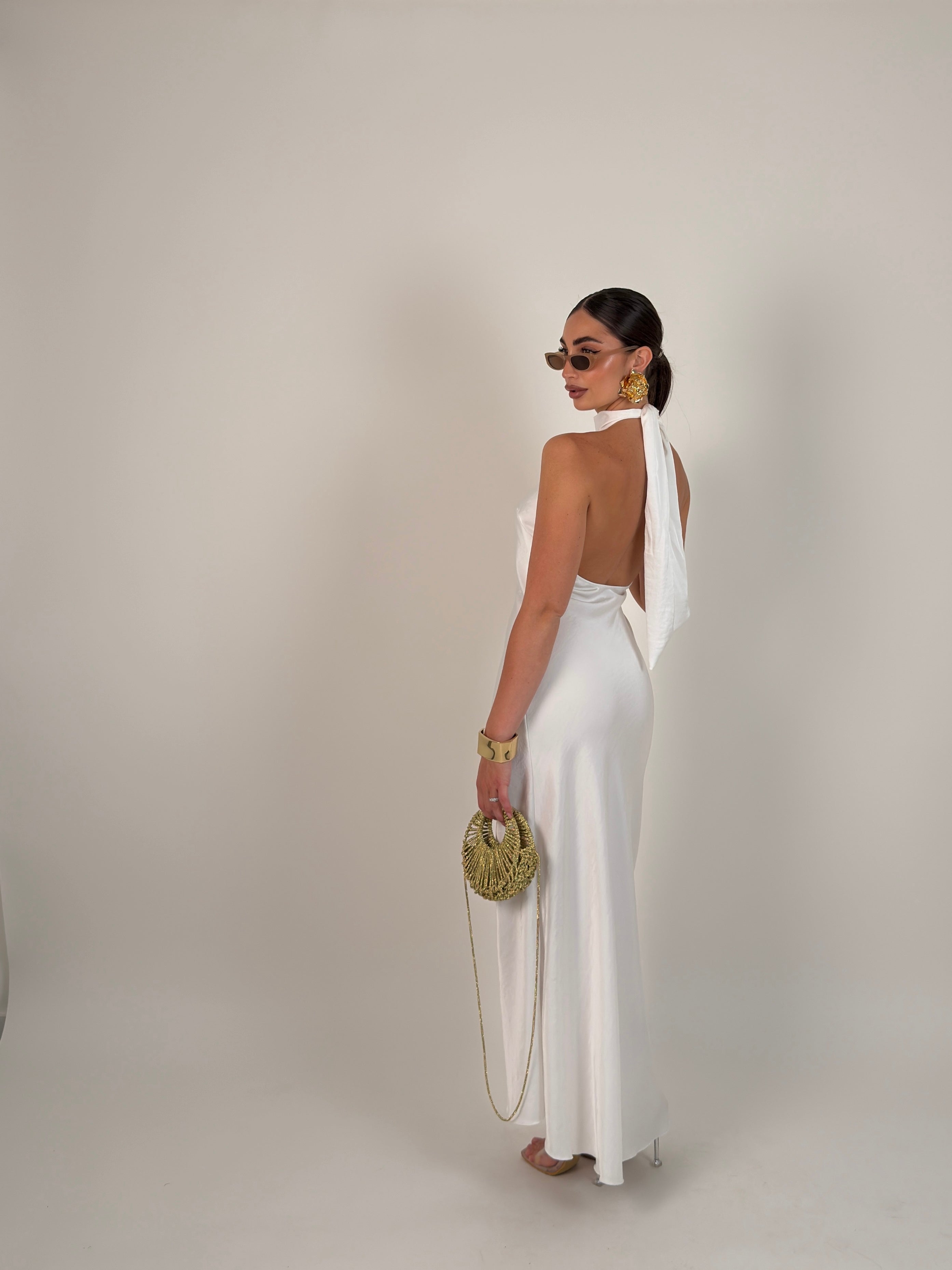 Vestito Elegant con schiena scoperta