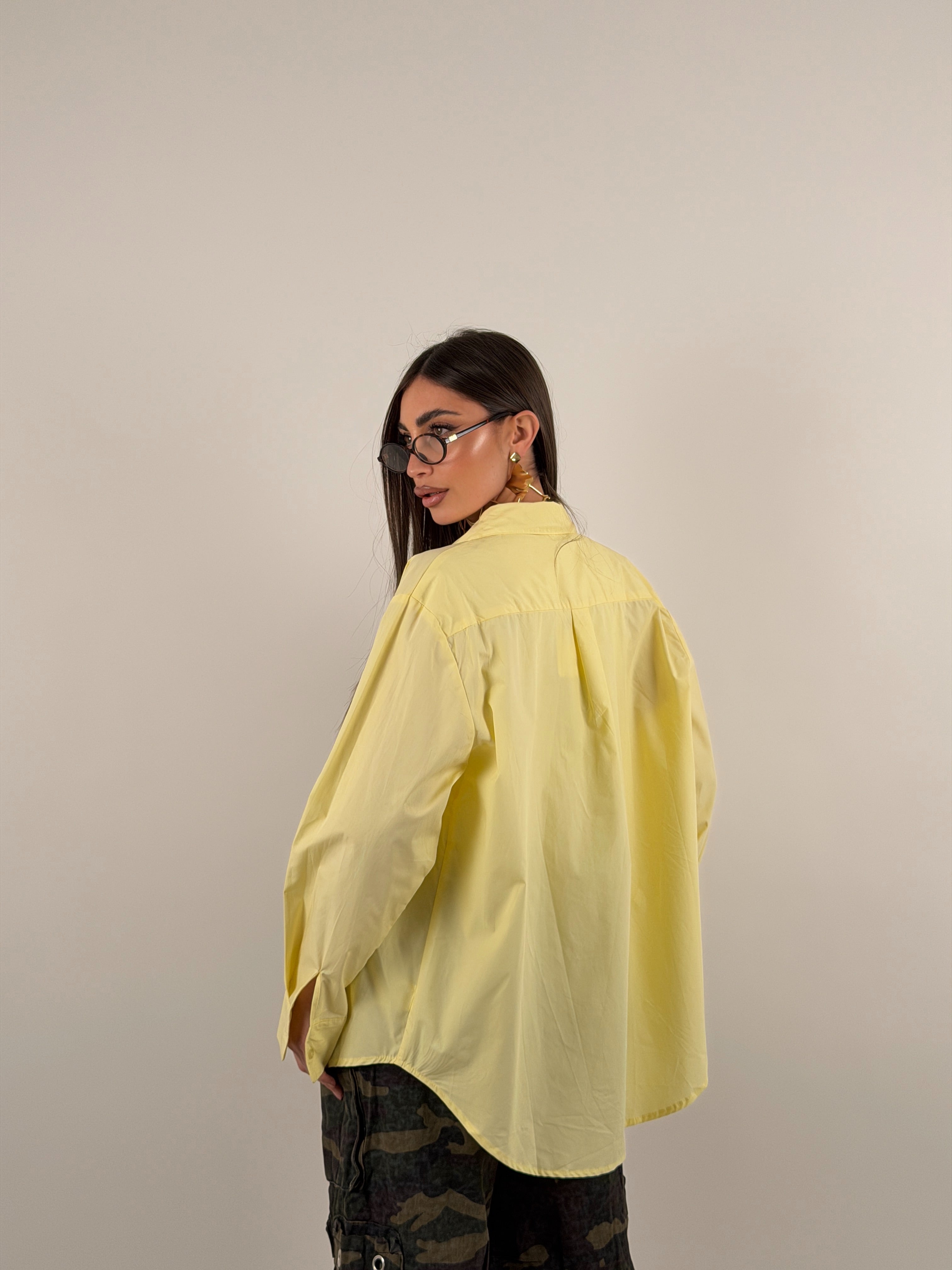 Camicia over size in cotone