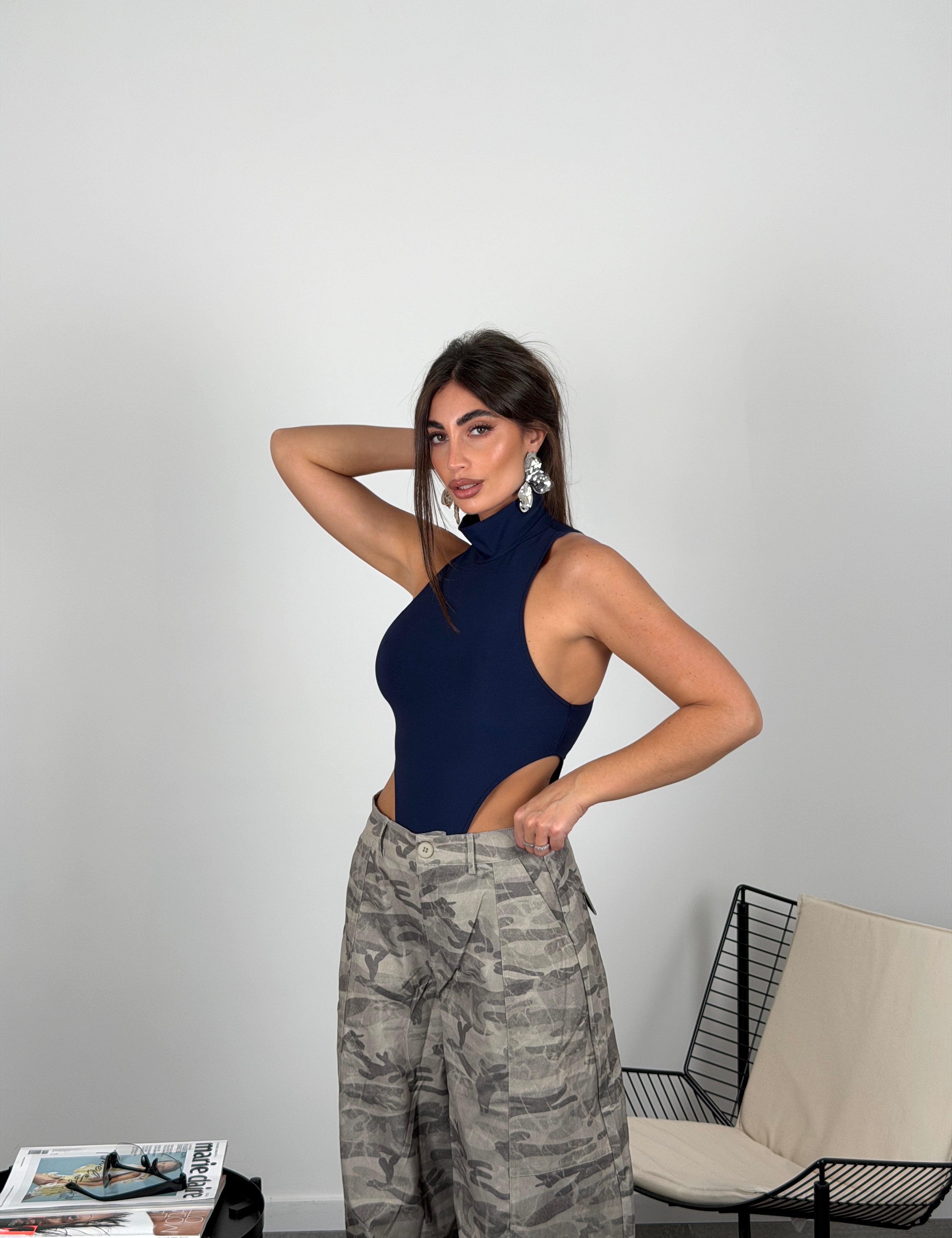Body sgambato mezzocollo