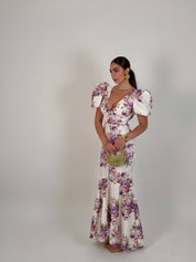 Vestito Bianca floreale