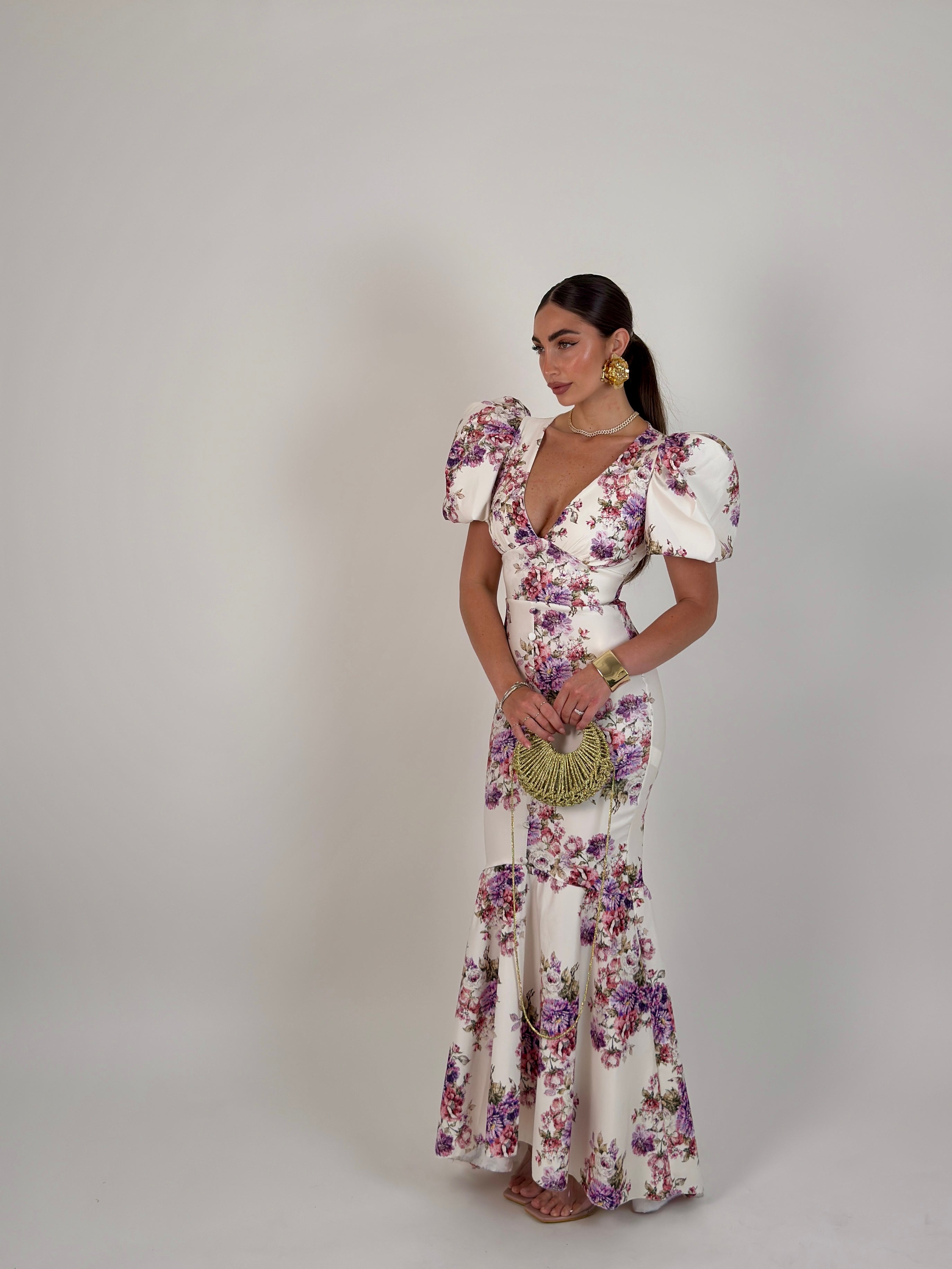 Vestito Bianca floreale