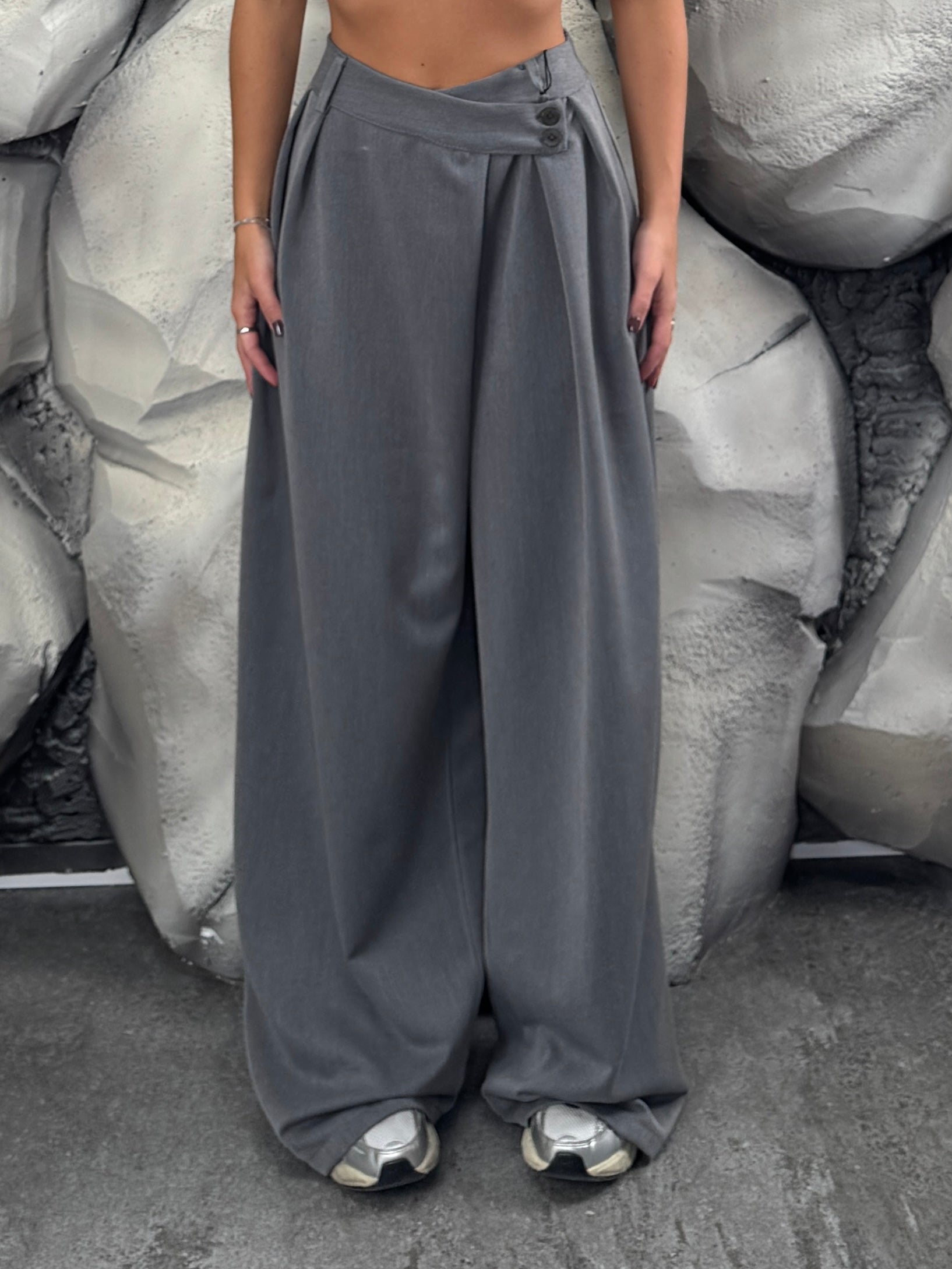 Pantalone Chiusura asimmetrica