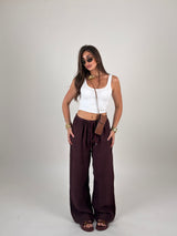 Pantalone 100% lino