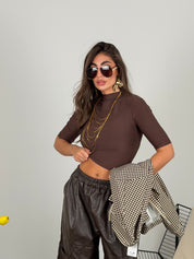 Maglia 3/4 con colletto