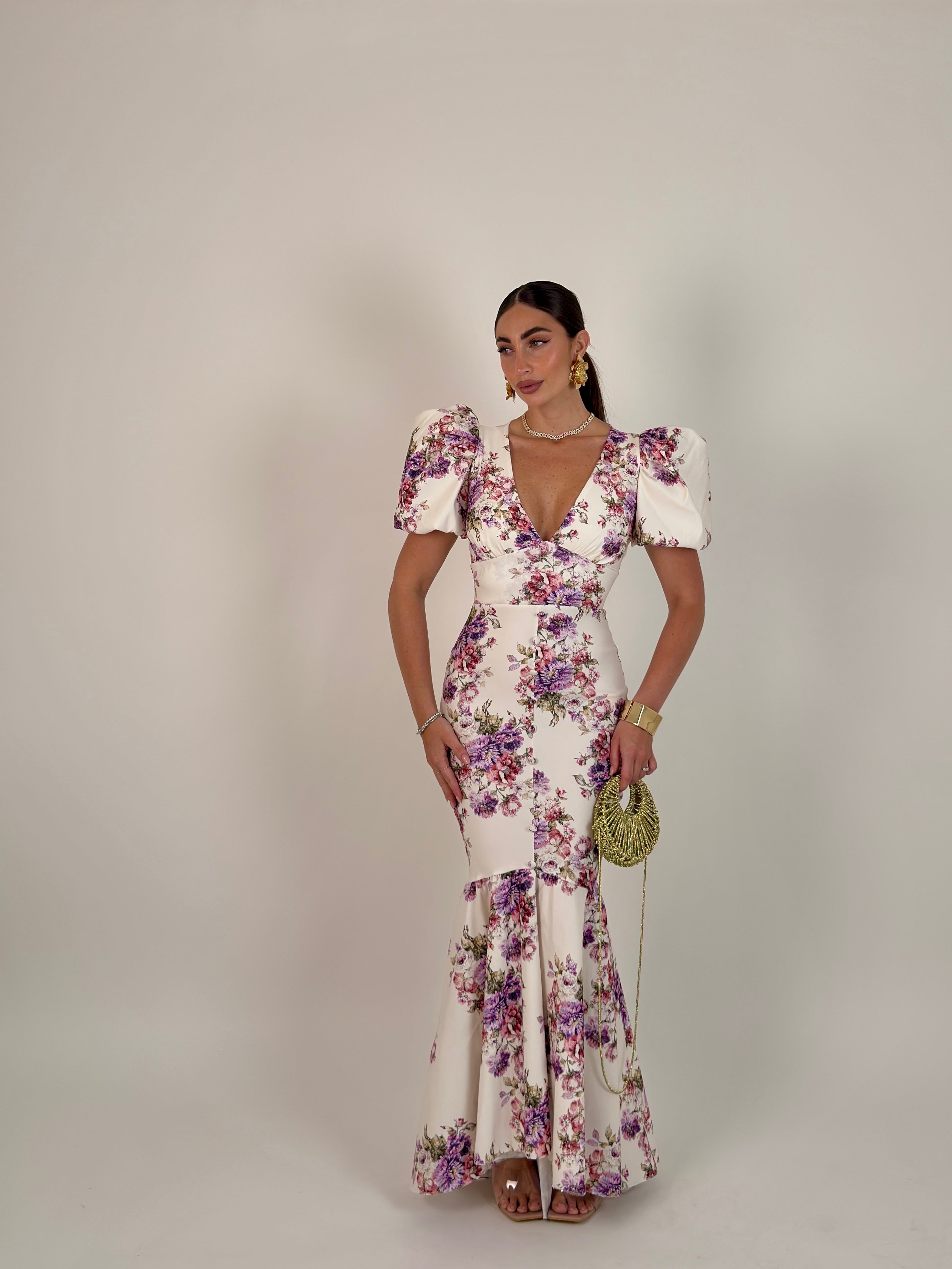 Vestito Bianca floreale