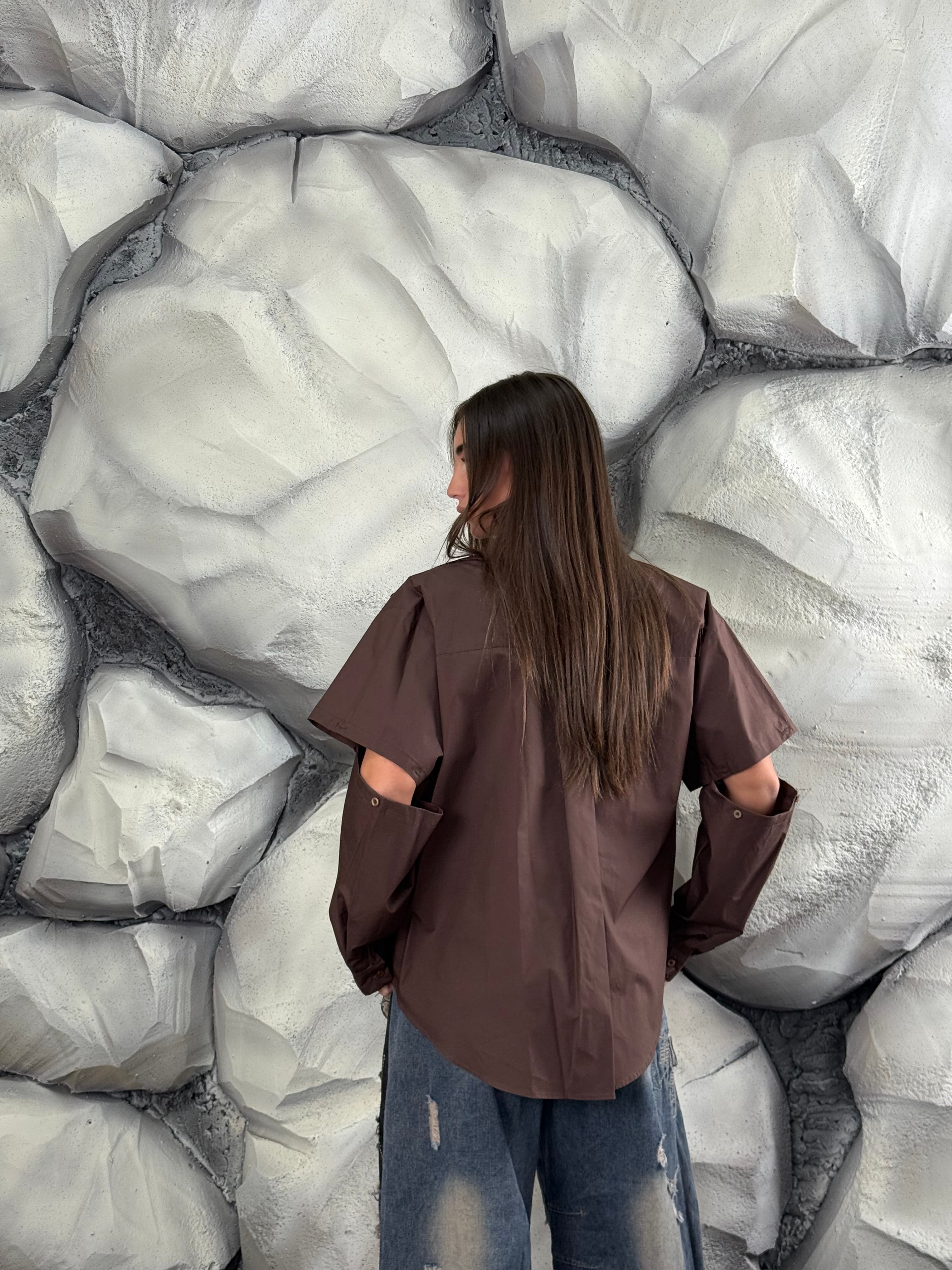 Camicia manica staccata