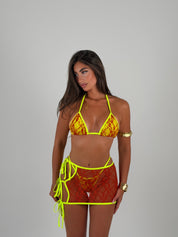 Costume merletto bicolore