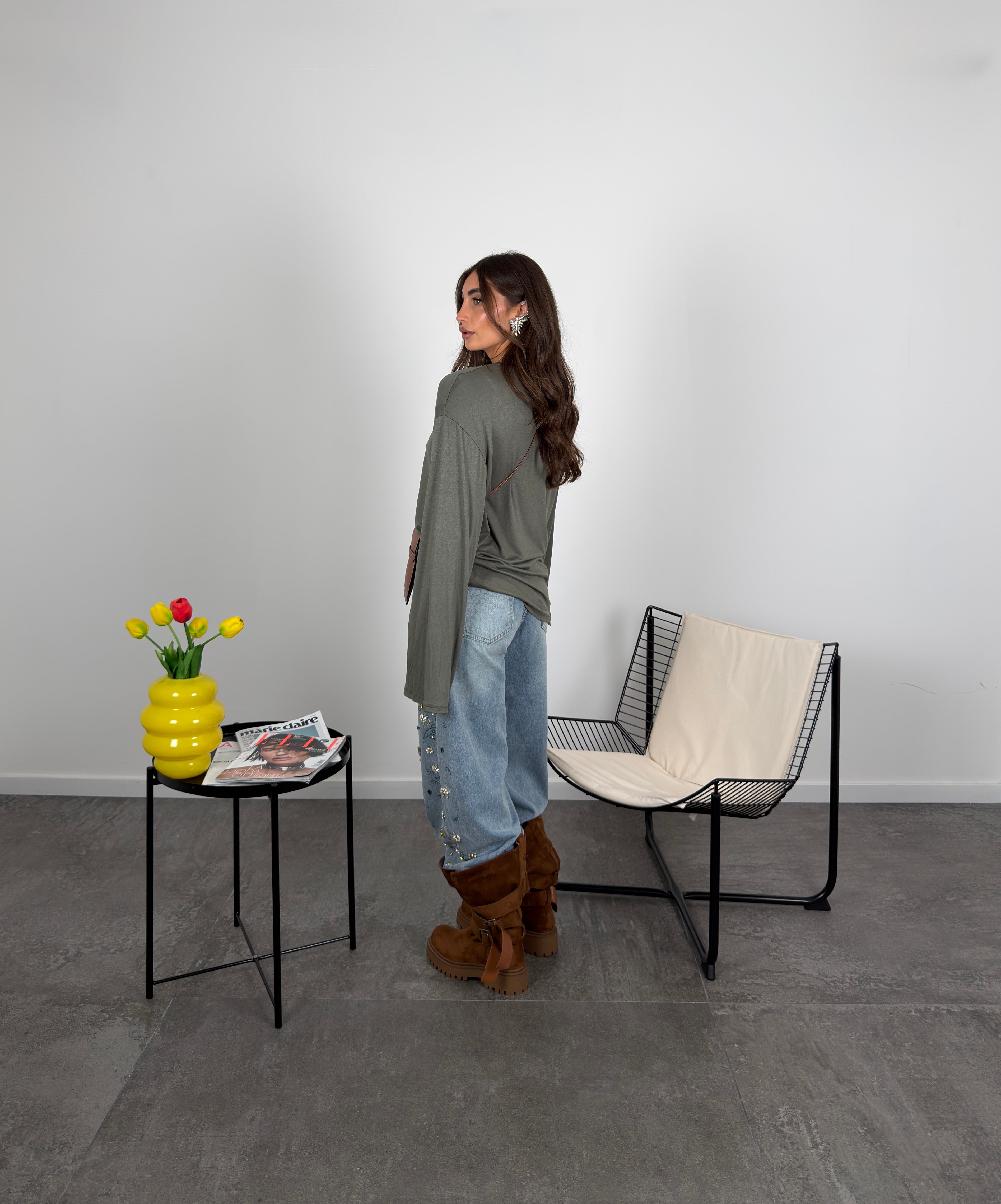 Maglia Semivelata con spalline