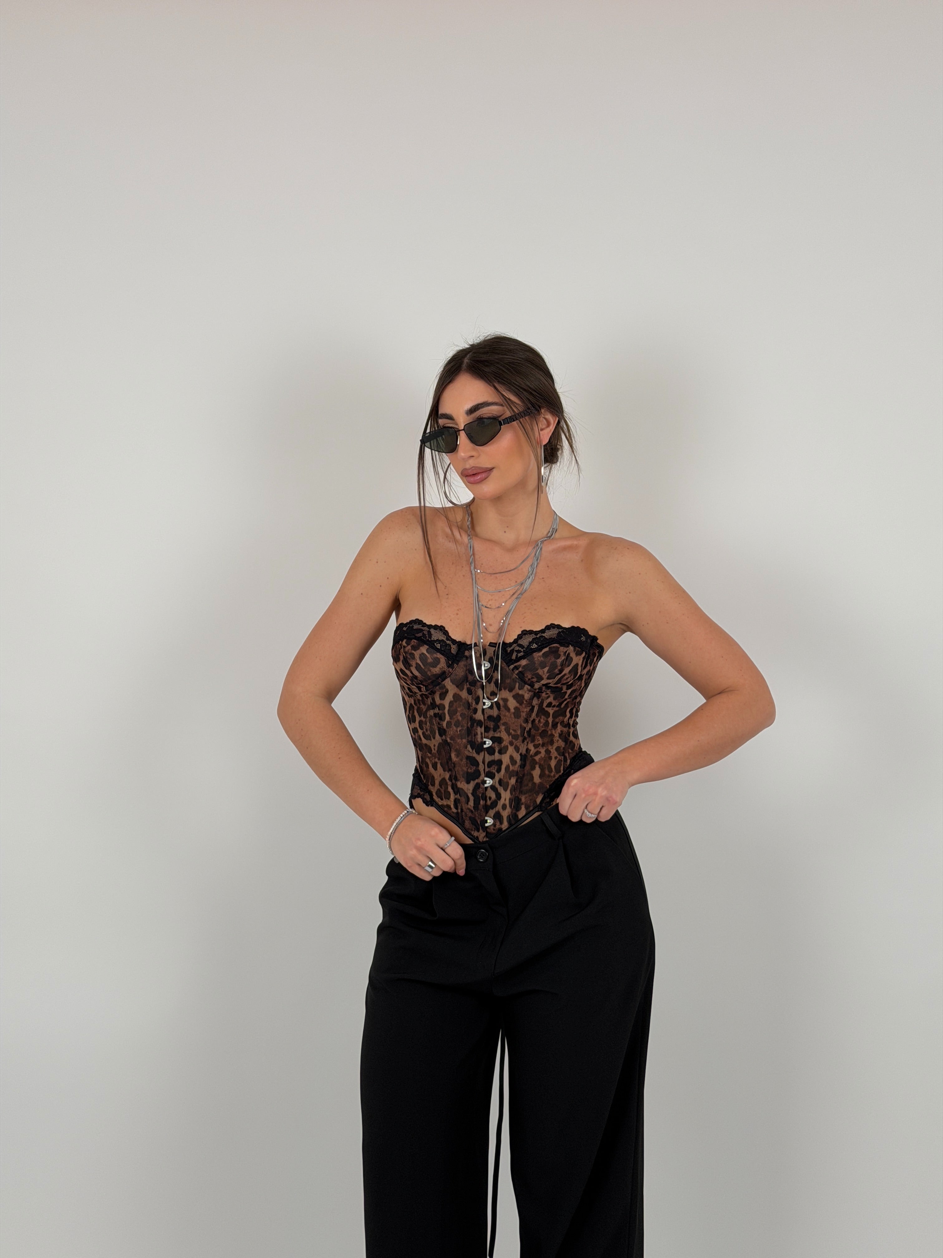 Corpetto maculato regolabile