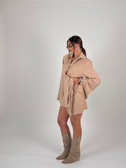 Vestito portafoglio semplice corto
