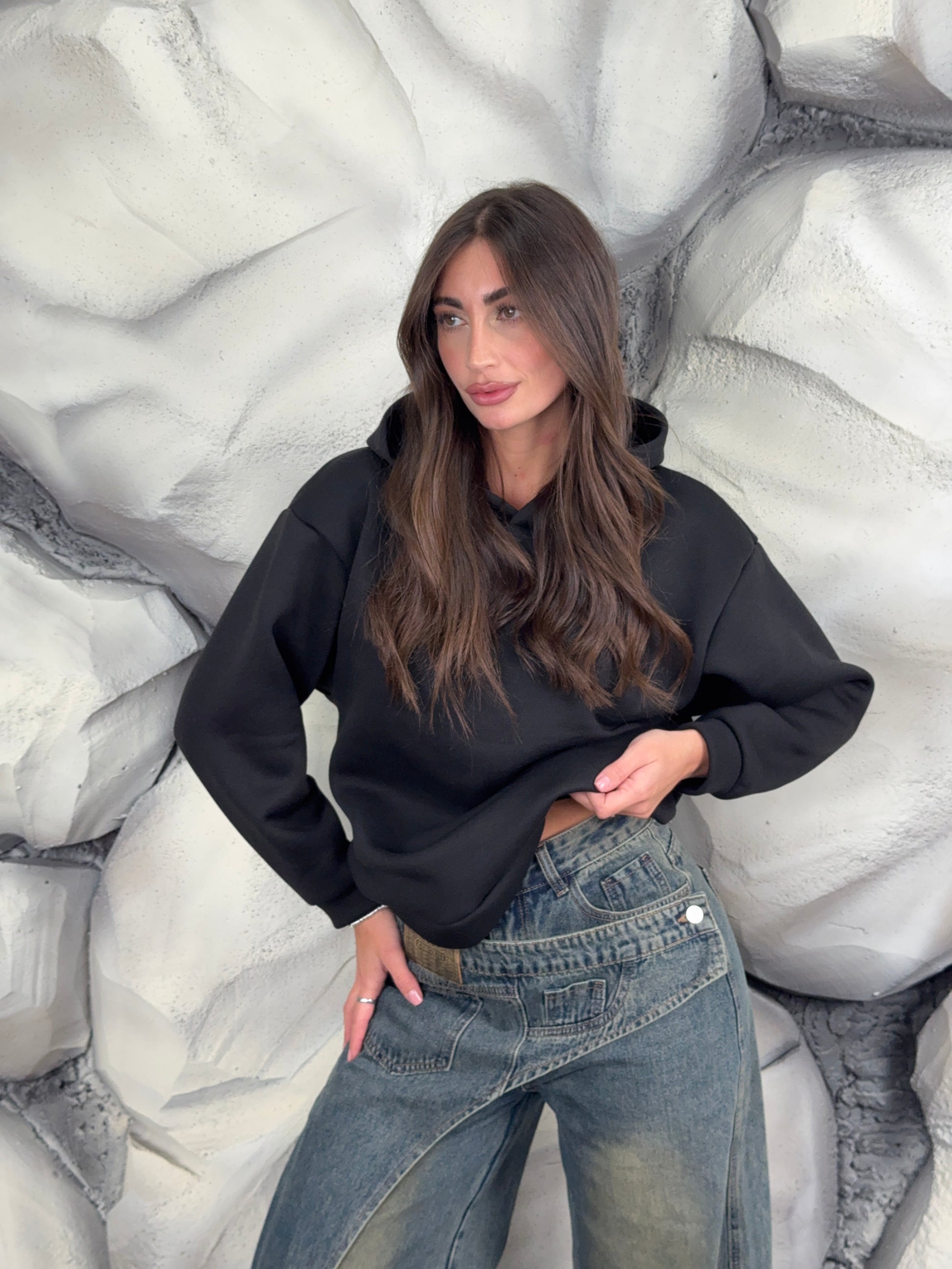 Felpa Candy cappuccio