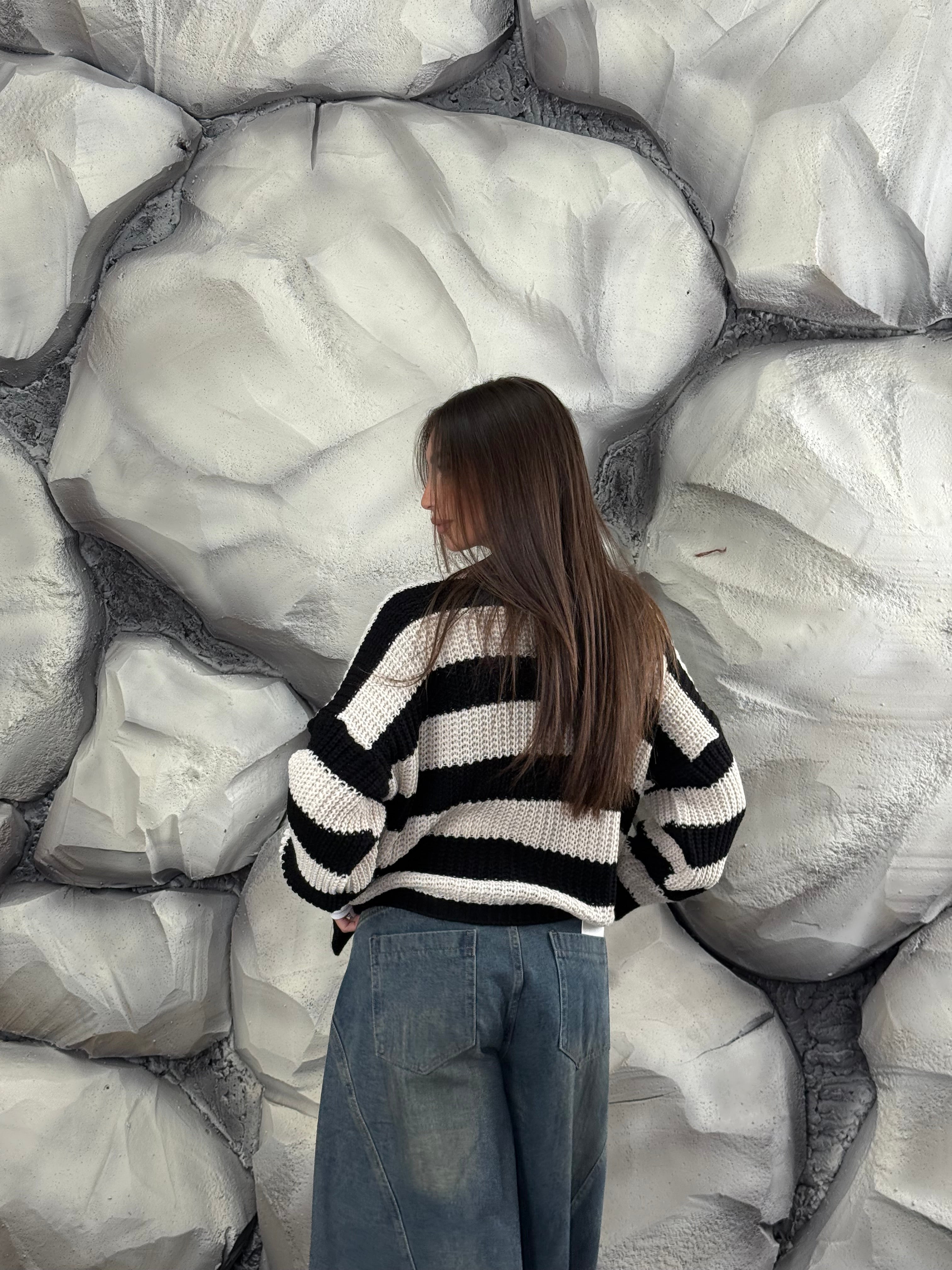 Cardigan Righe