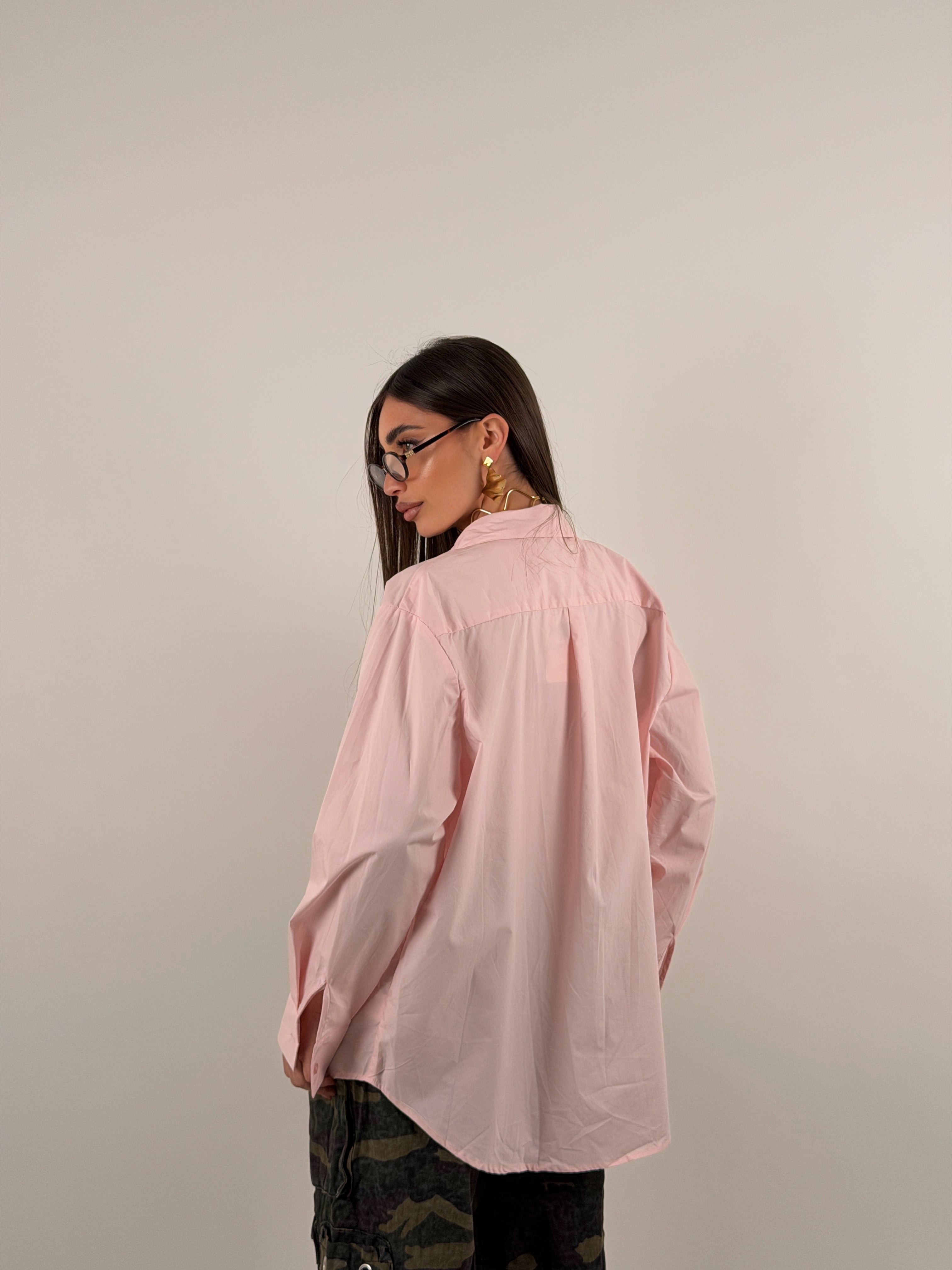 Camicia over size in cotone
