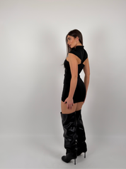 Vestito con coprispalle