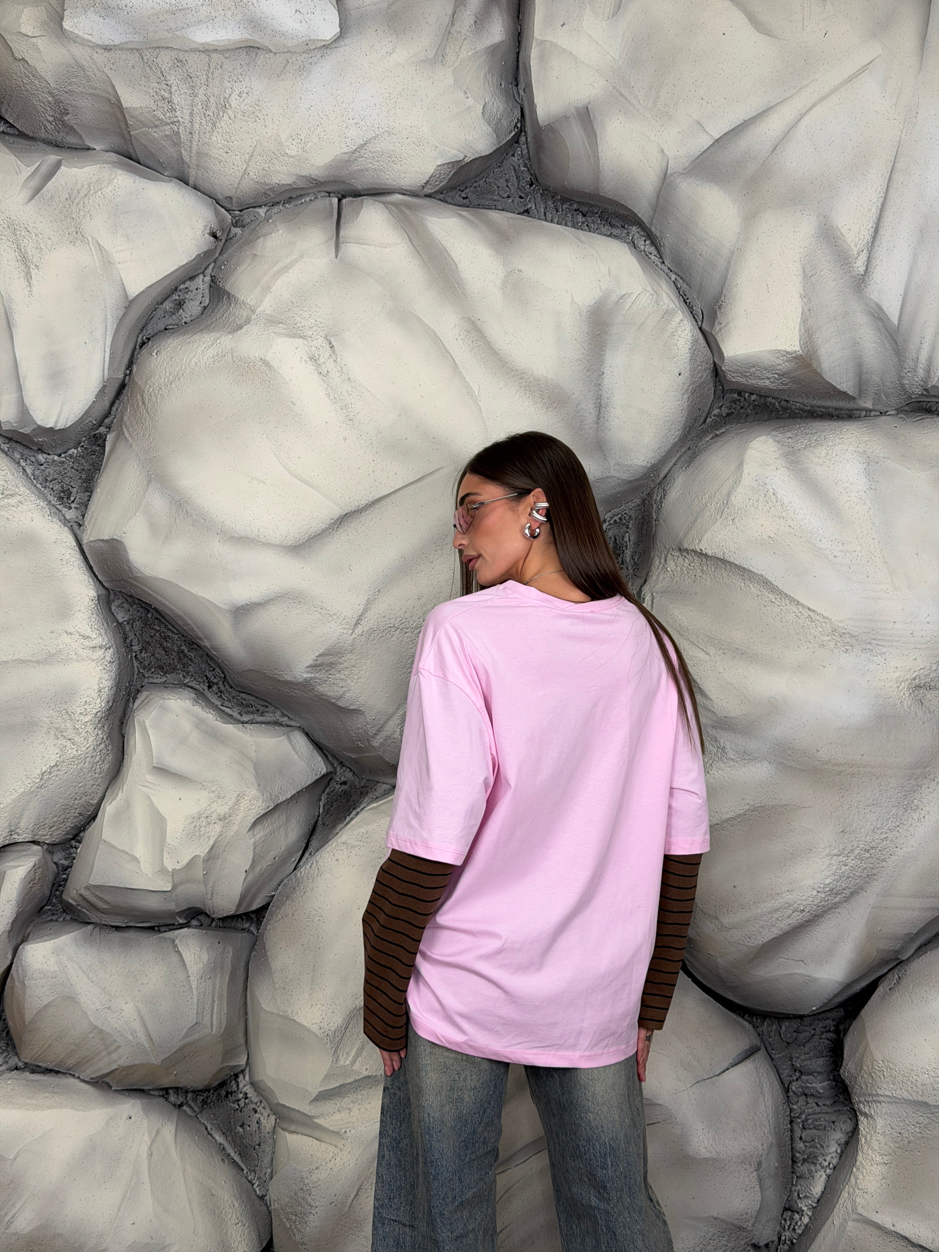 Longsleeve maniche a righe