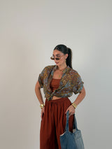 Camicia fantasia velo