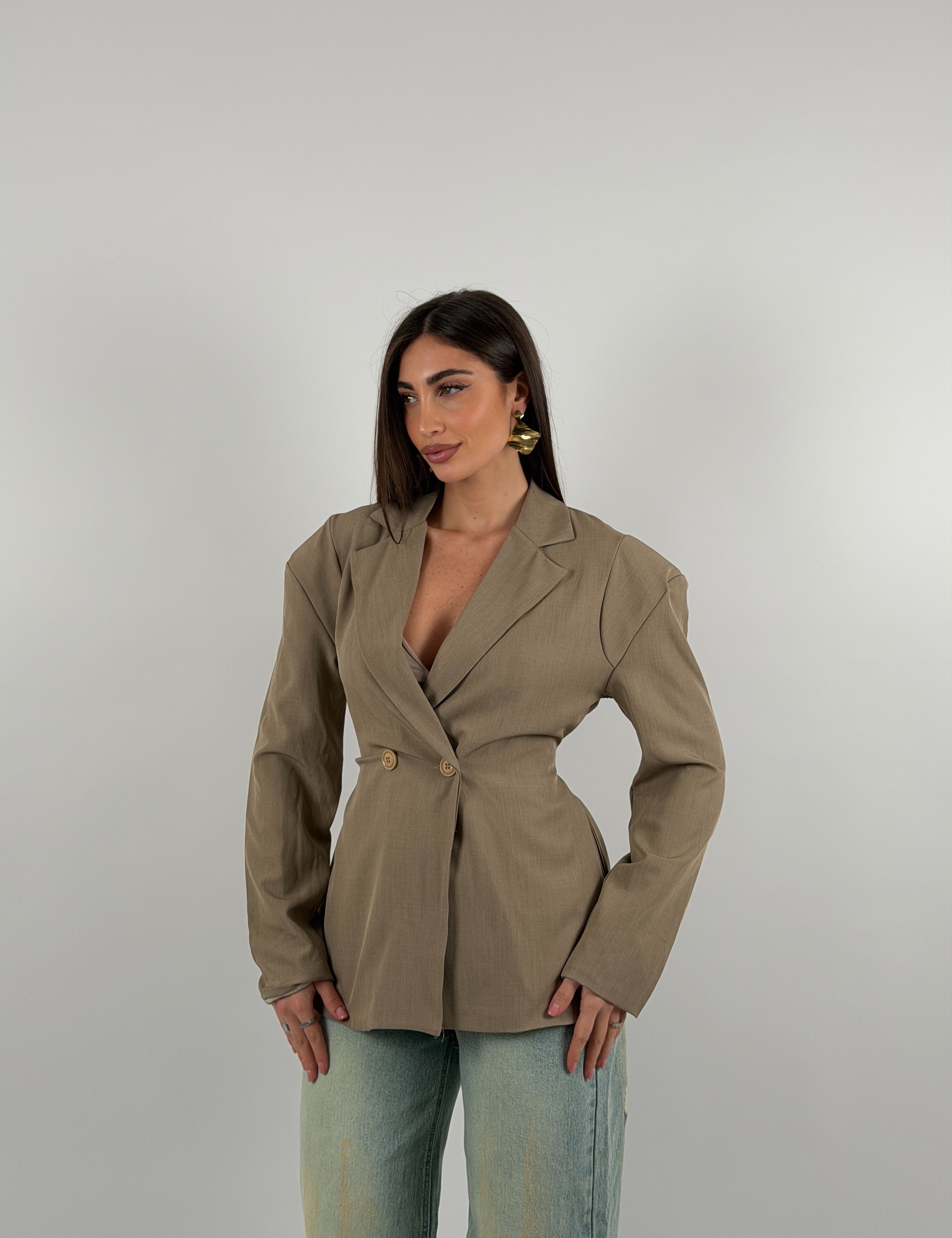 Giacca con spalline, regolabile sul retro