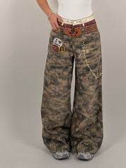 Jeans glamour mimetico