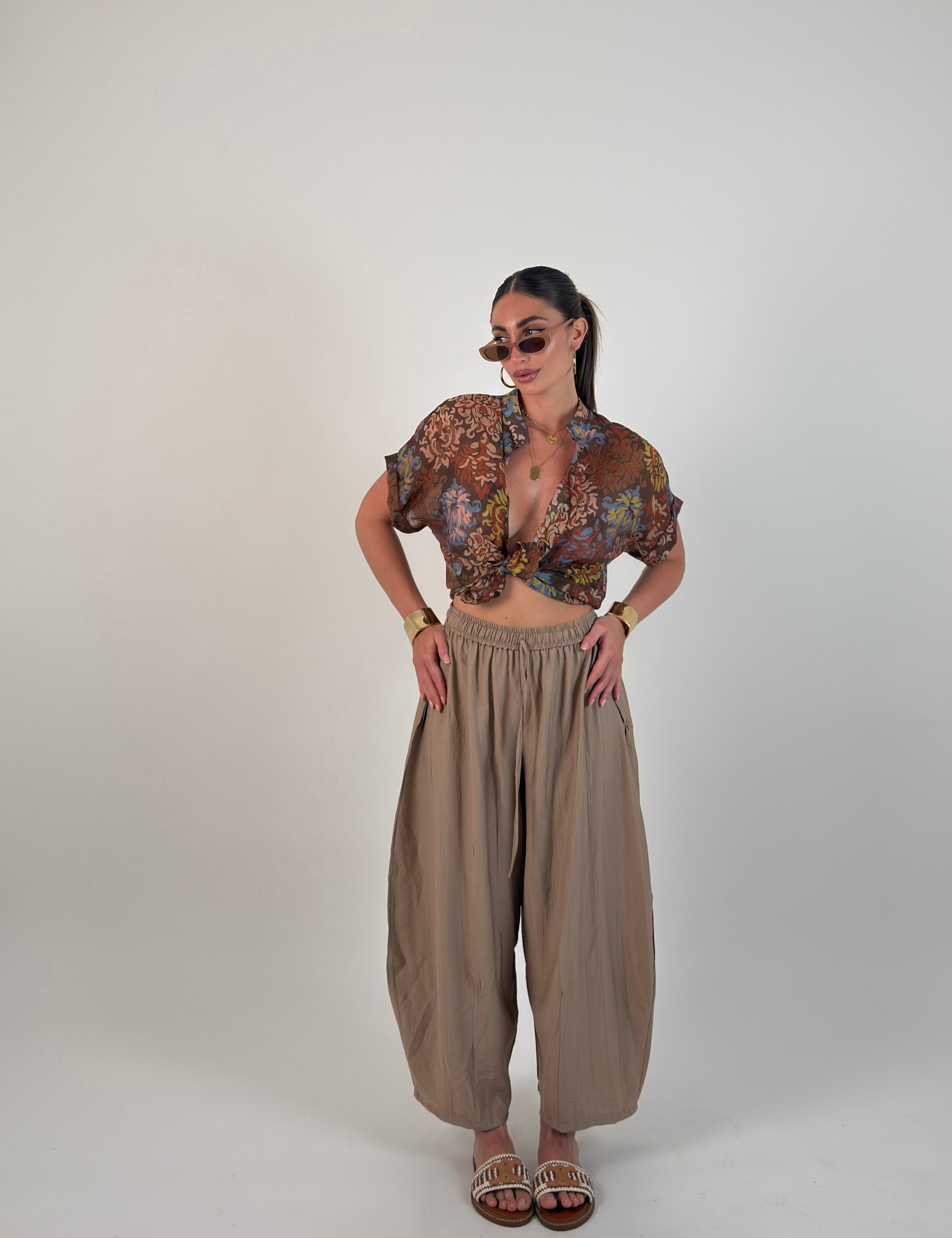 Pantalone plissi