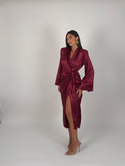 Vestito lucido maculato