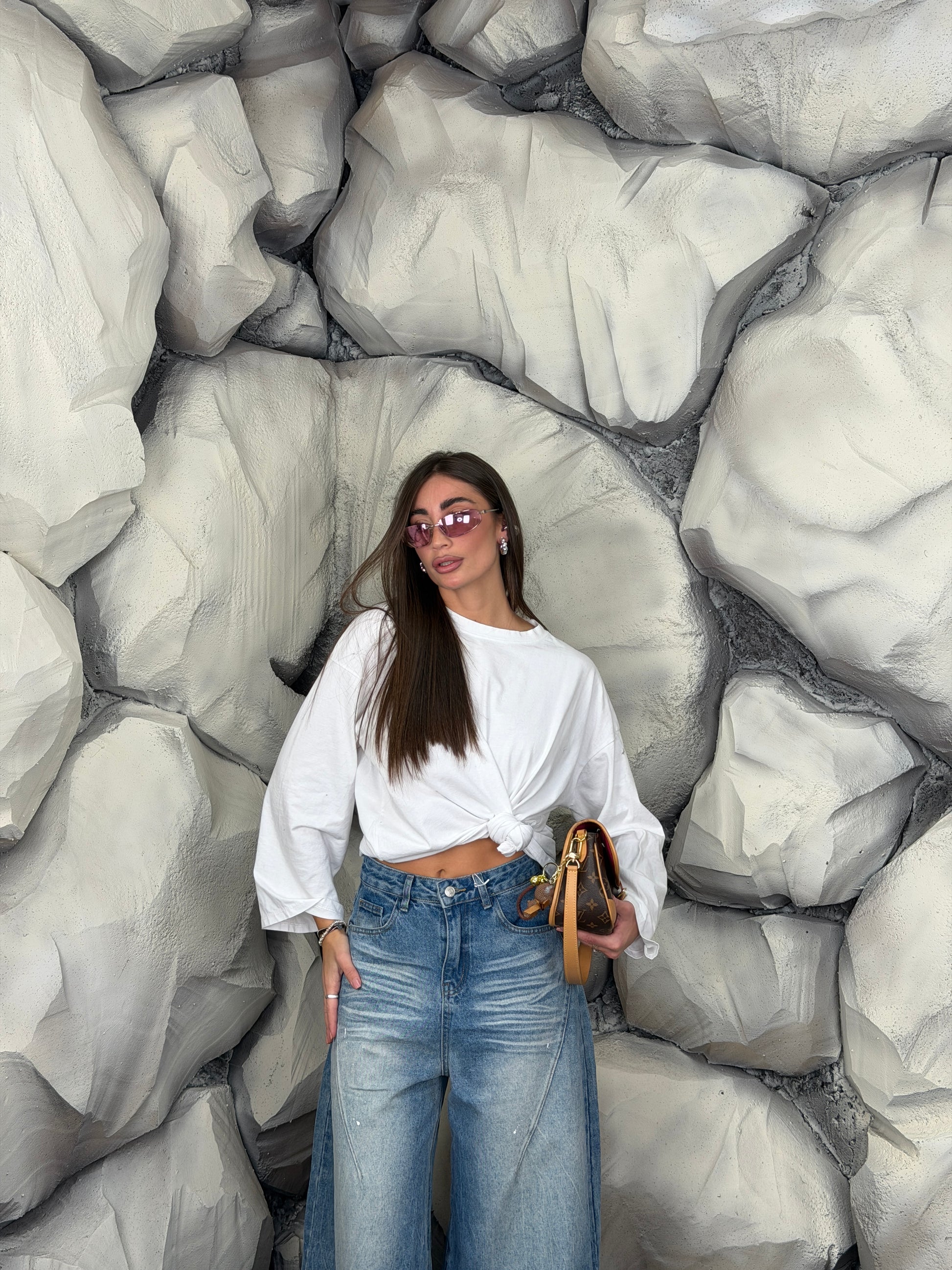 Maglia over manica lunga