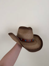 Cappello dettaglio cuoio