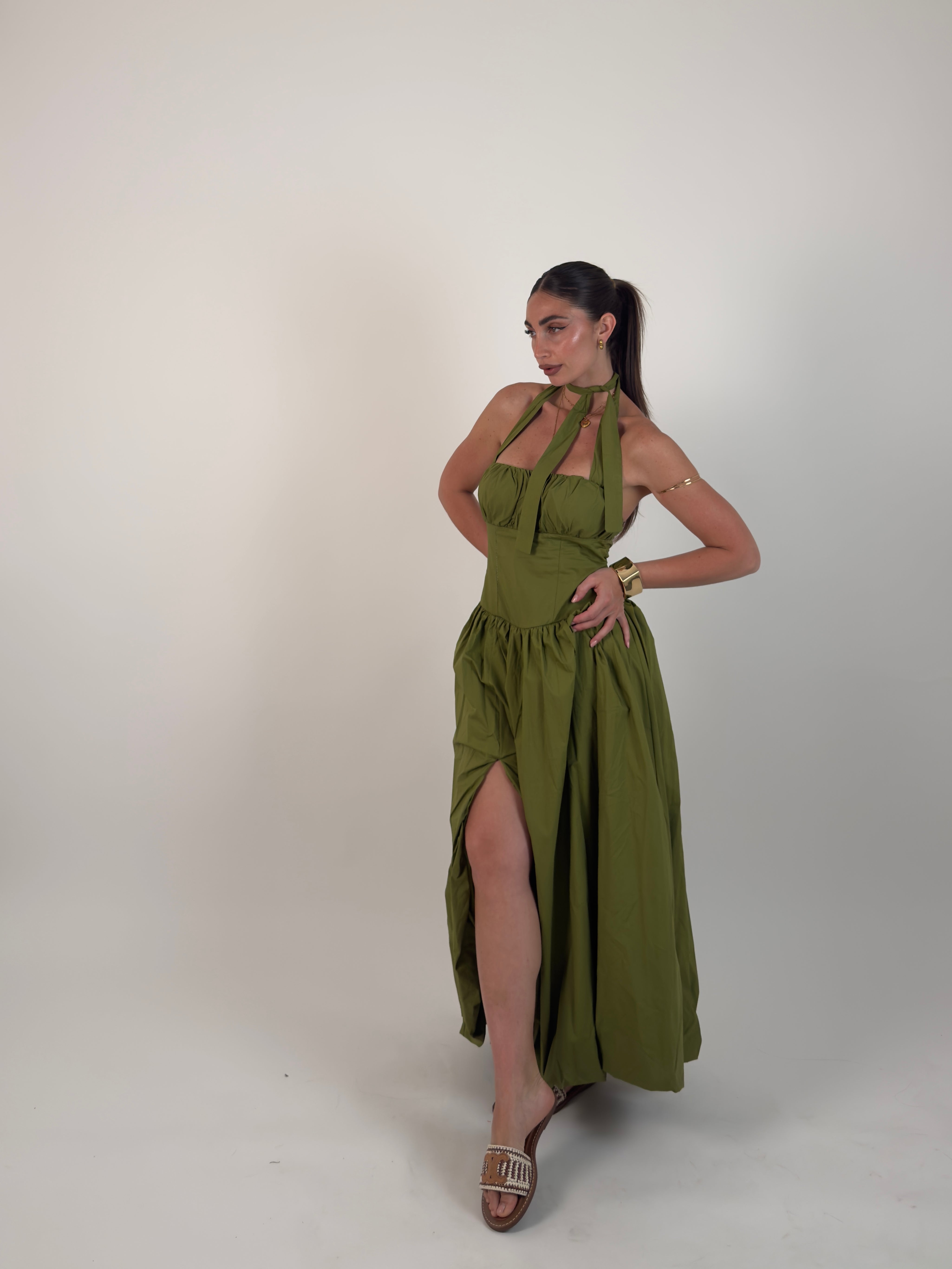 Vestito bambolina long